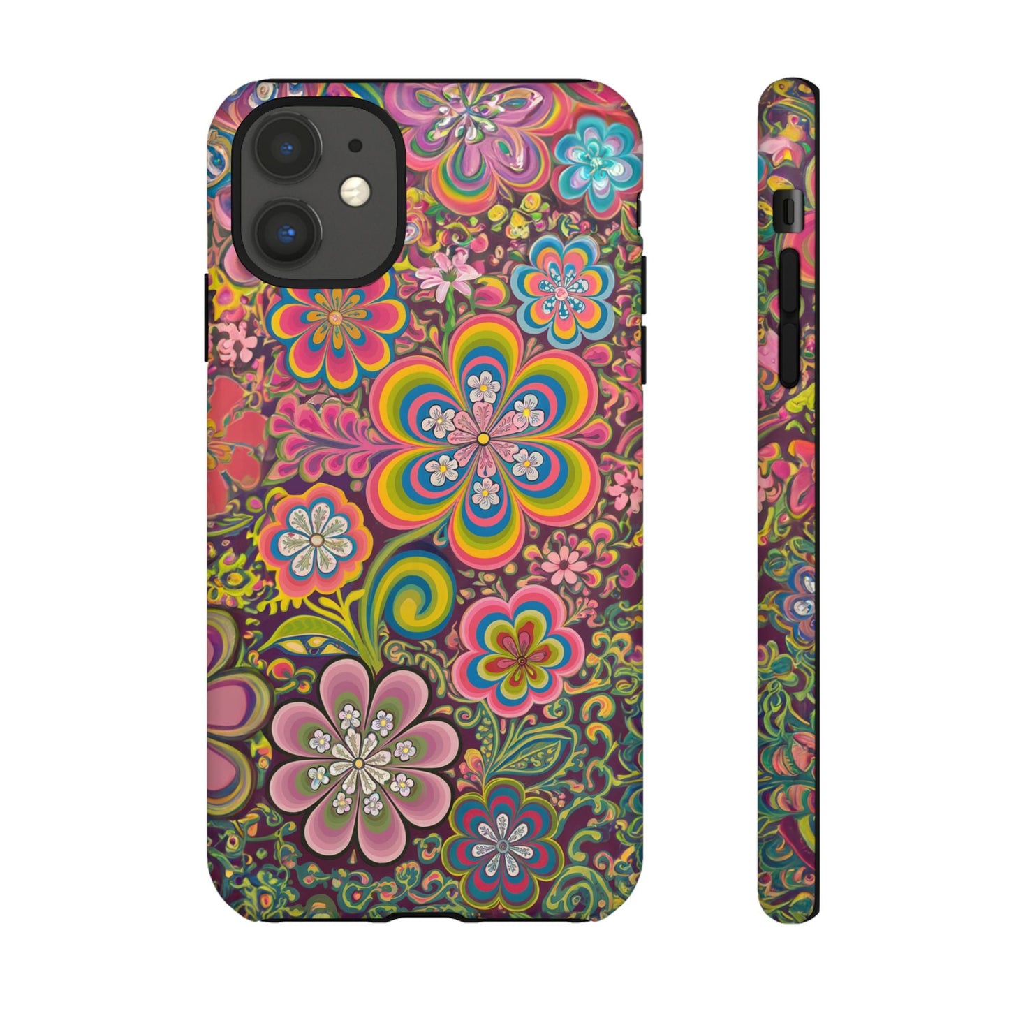 iphone case Psychedelic Flower Power iPhone 11