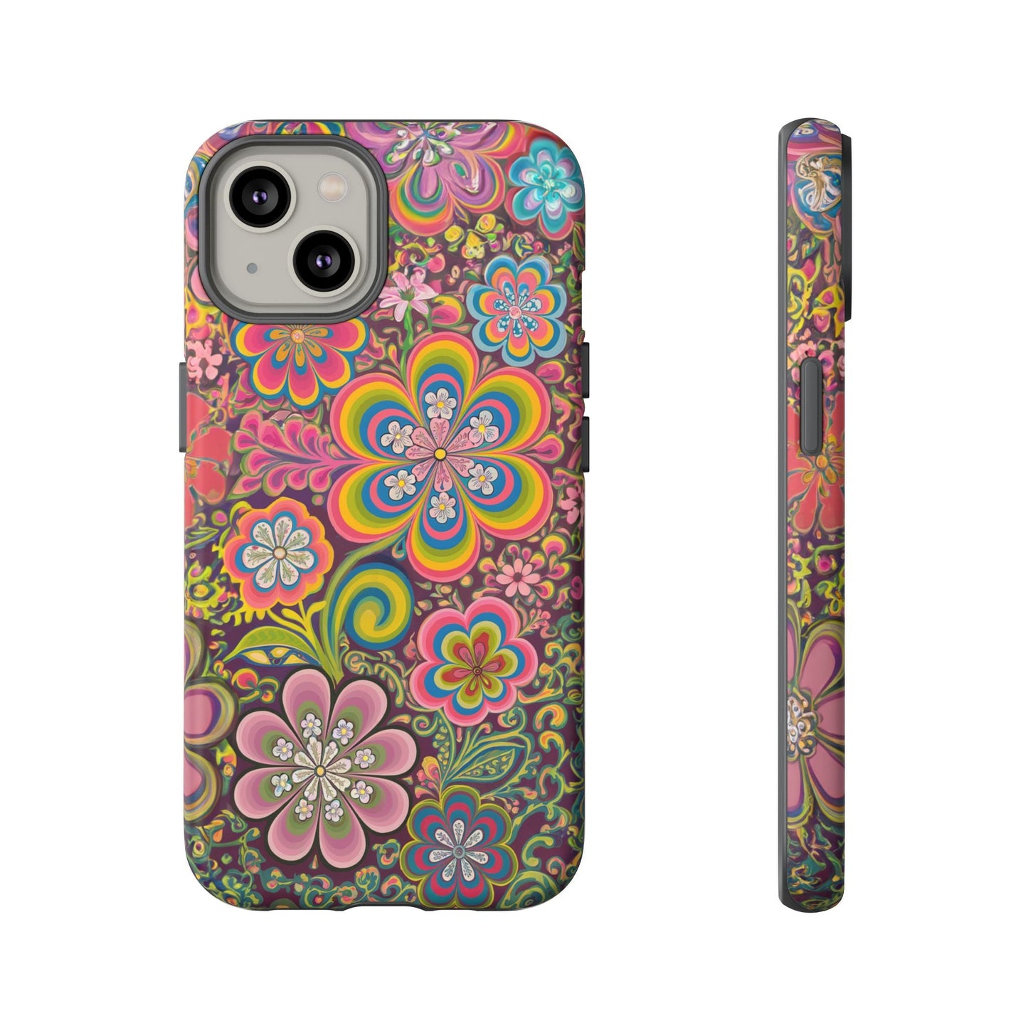 iphone case Psychedelic Flower Power iPhone 14