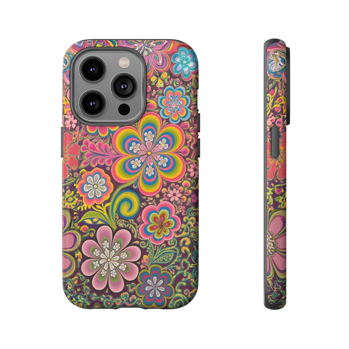 iphone case Psychedelic Flower Power iPhone 14 Pro
