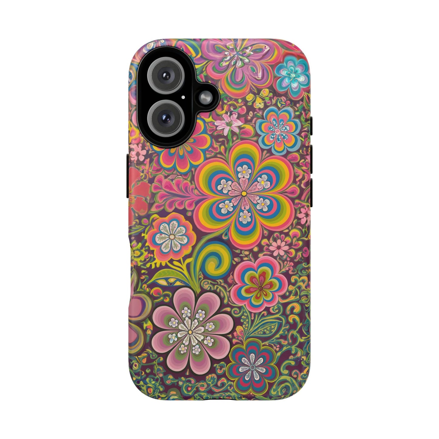 iphone case Psychedelic Flower Power iPhone 16