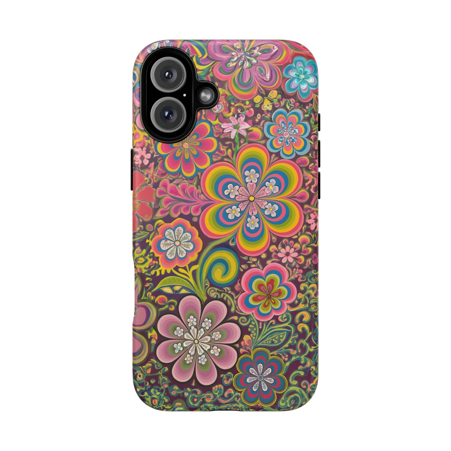 iphone case Psychedelic Flower Power iPhone 16 Plus