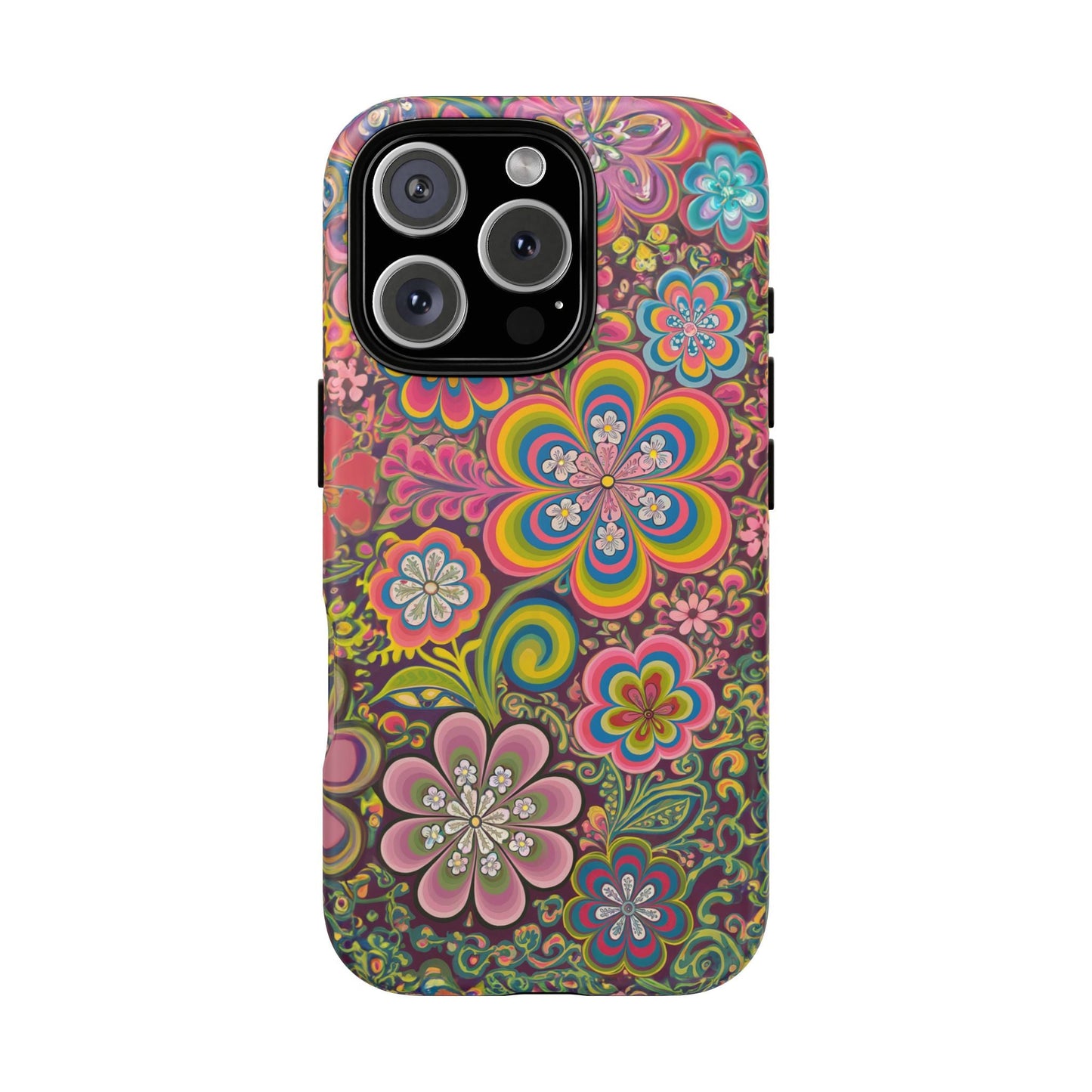 iphone case Psychedelic Flower Power iPhone 16 Pro
