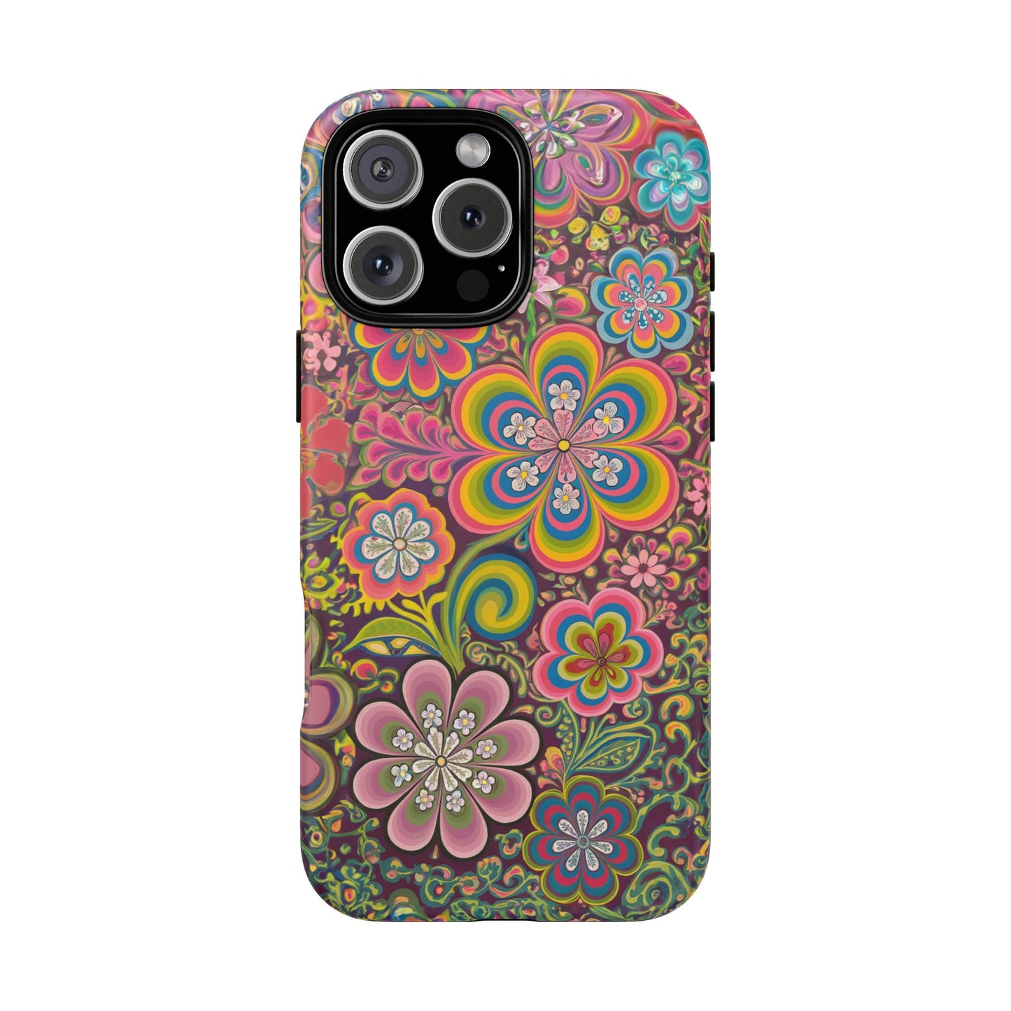 iphone case Psychedelic Flower Power iPhone 16 Pro Max