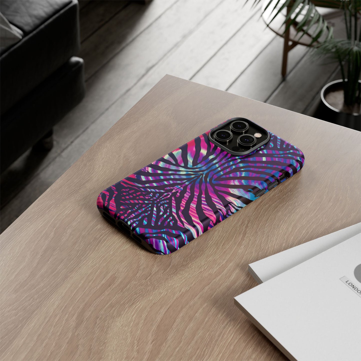 iphone case Psychedelic Zebra Trip