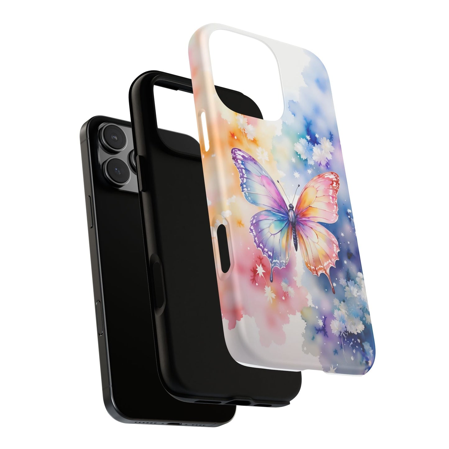 iphone case Rainbow Butterfly Flight