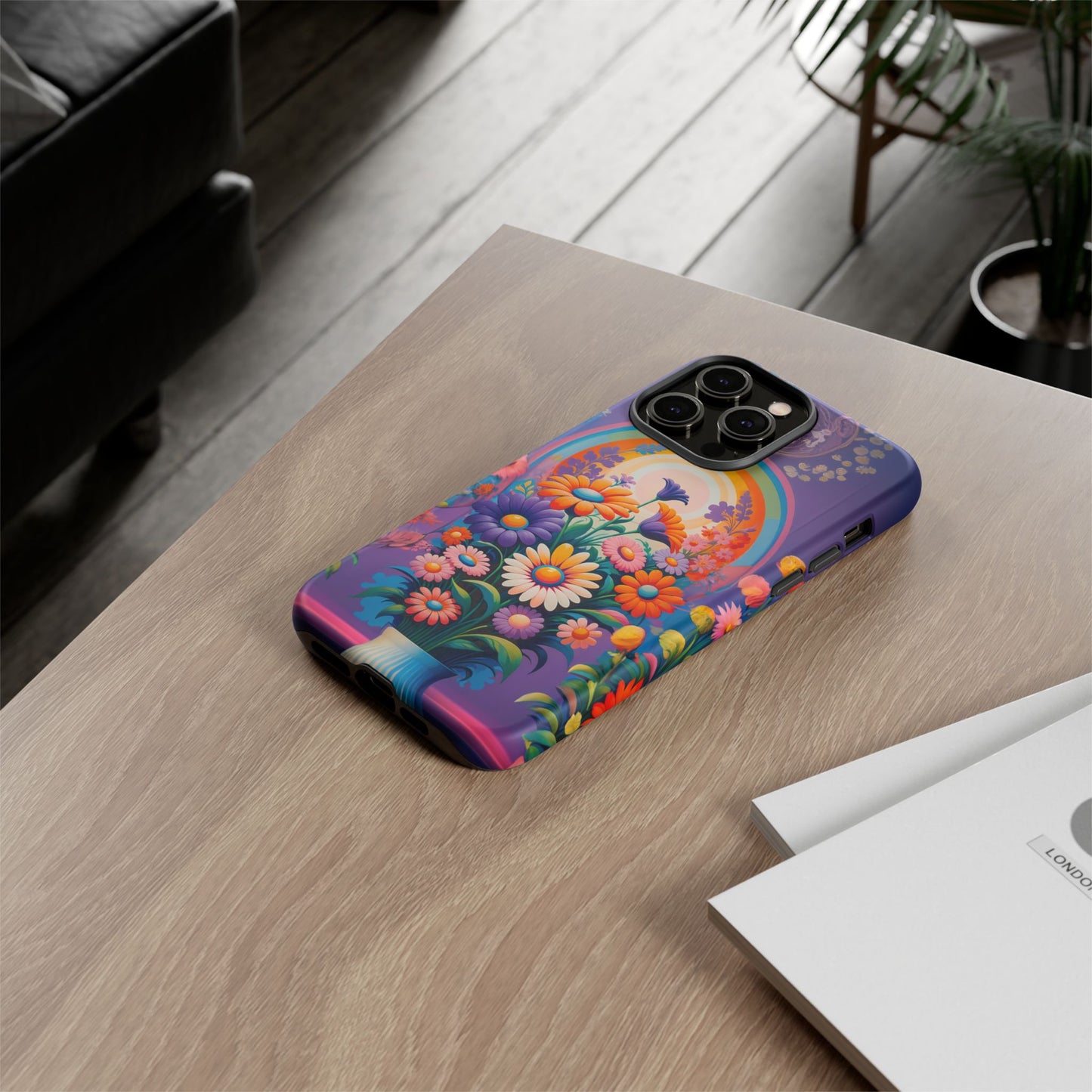 iphone case Rainbow Daisy Utopia