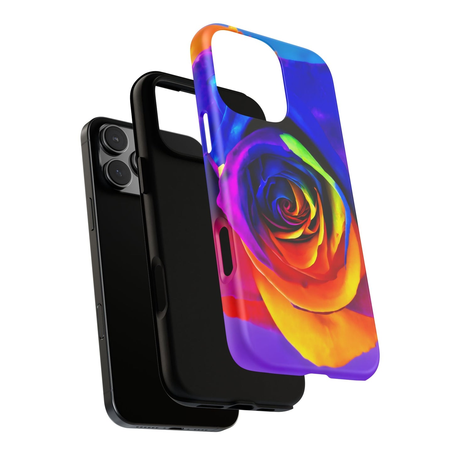 iphone case Rainbow Rose Spiral