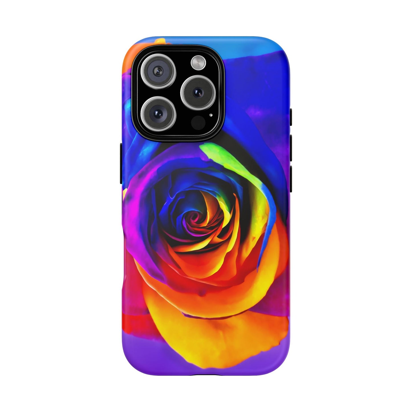 iphone case Rainbow Rose Spiral iPhone 16 Pro