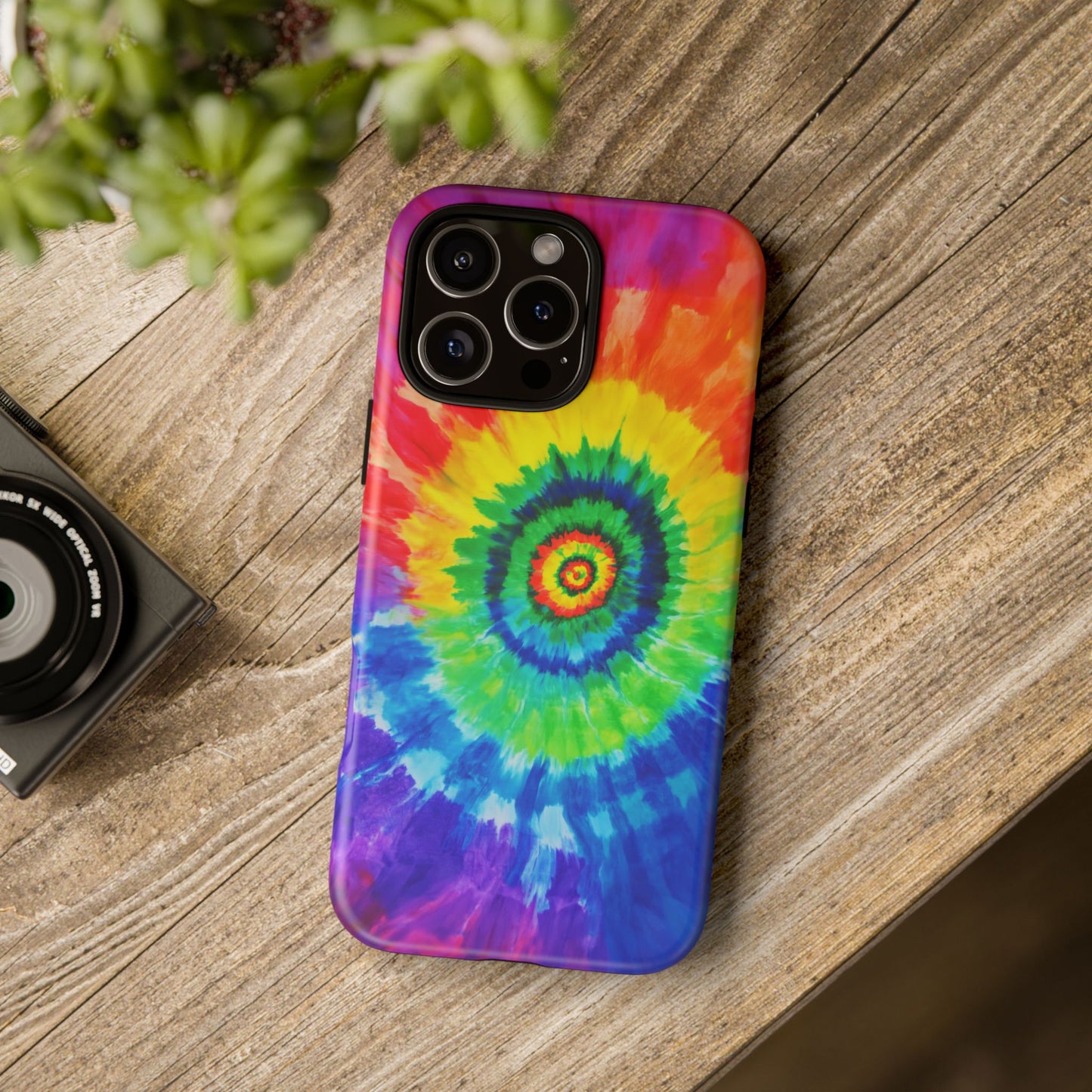 iphone case Rainbow Tie-Dye Spiral