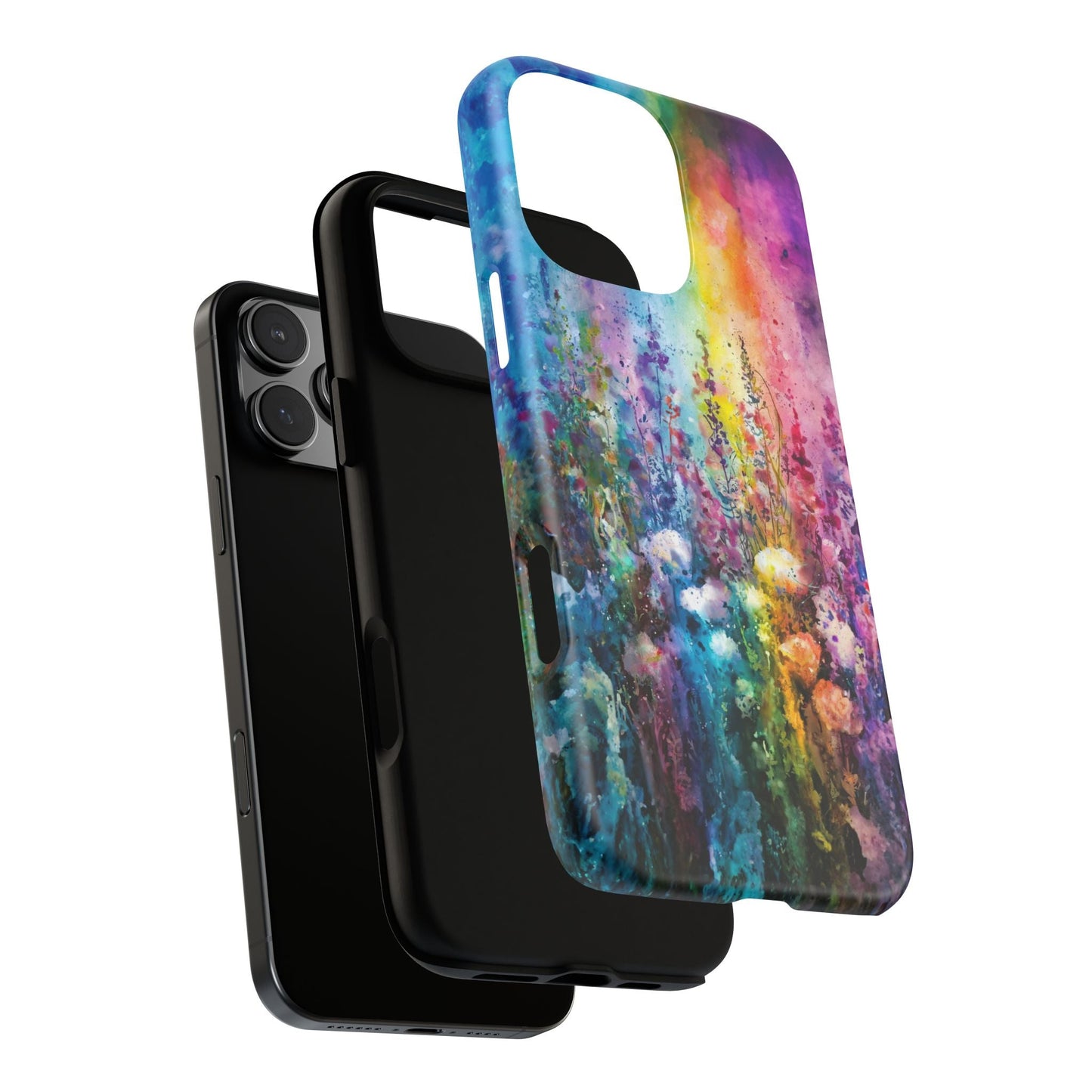 iphone case Rainbow Wildflower Bloomscape