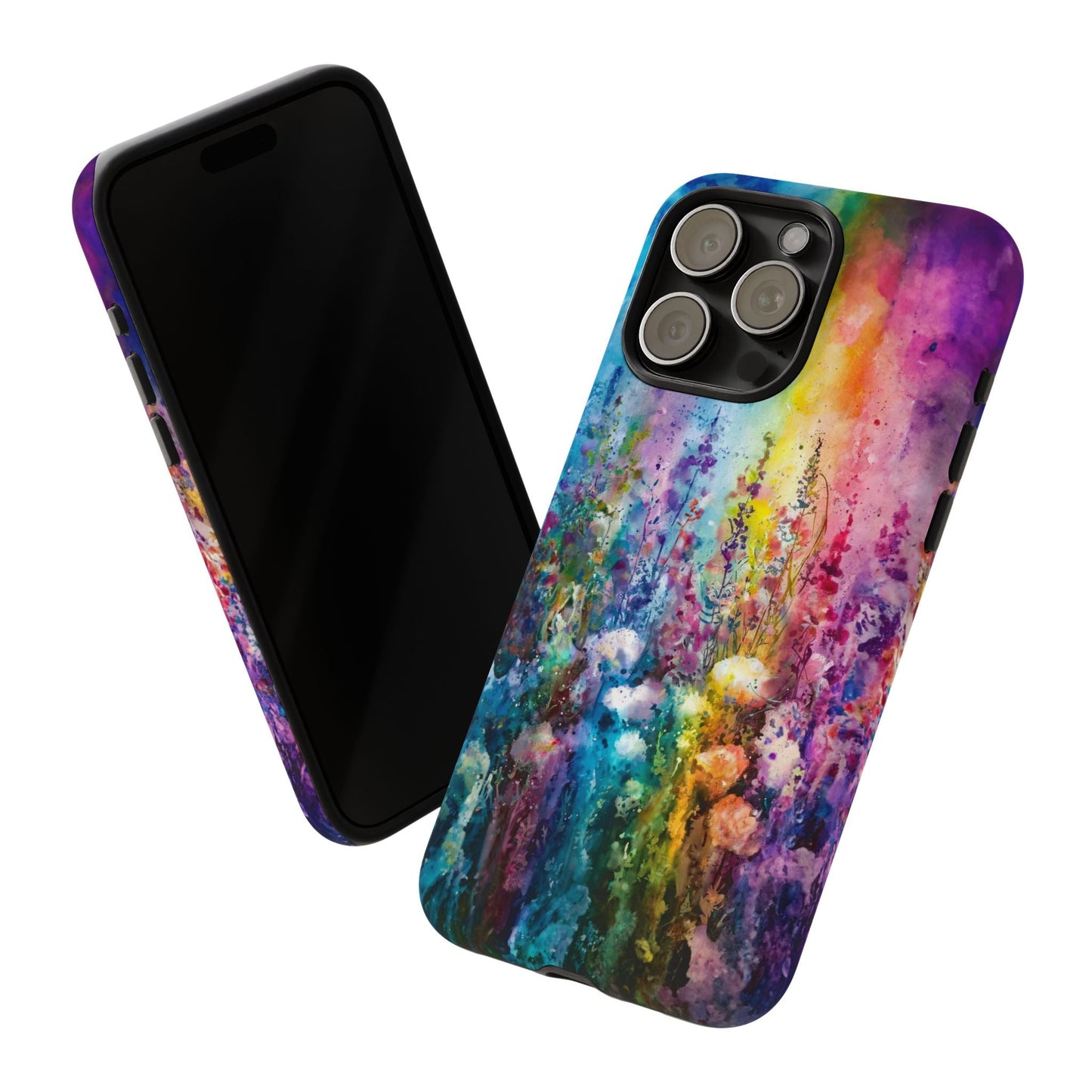iphone case Rainbow Wildflower Bloomscape