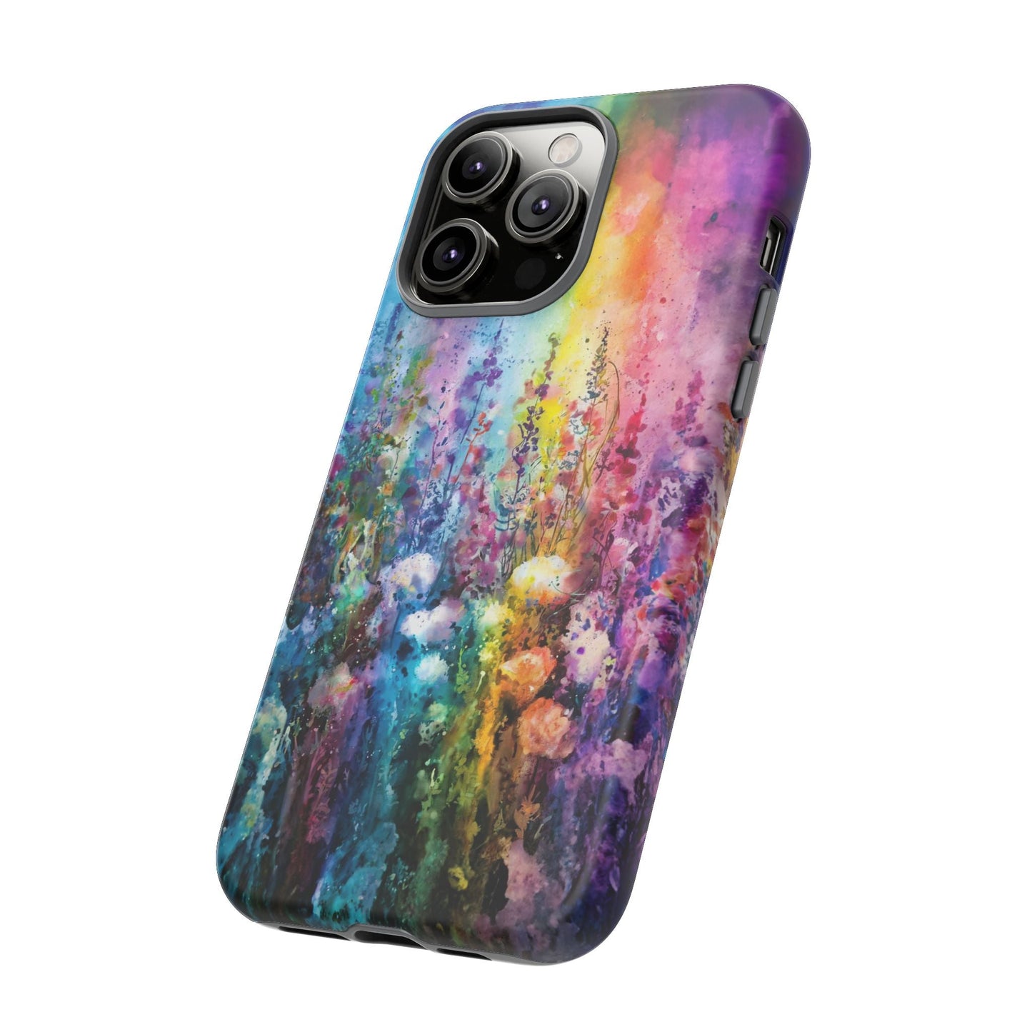 iphone case Rainbow Wildflower Bloomscape