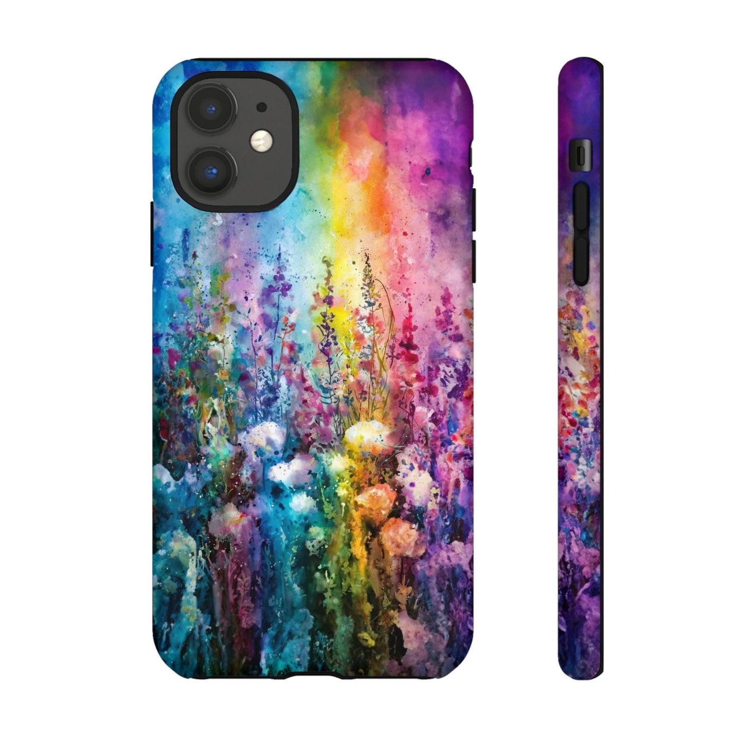 iphone case Rainbow Wildflower Bloomscape iPhone 11