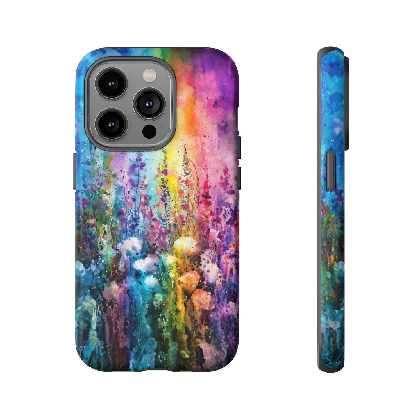 iphone case Rainbow Wildflower Bloomscape iPhone 14 Pro