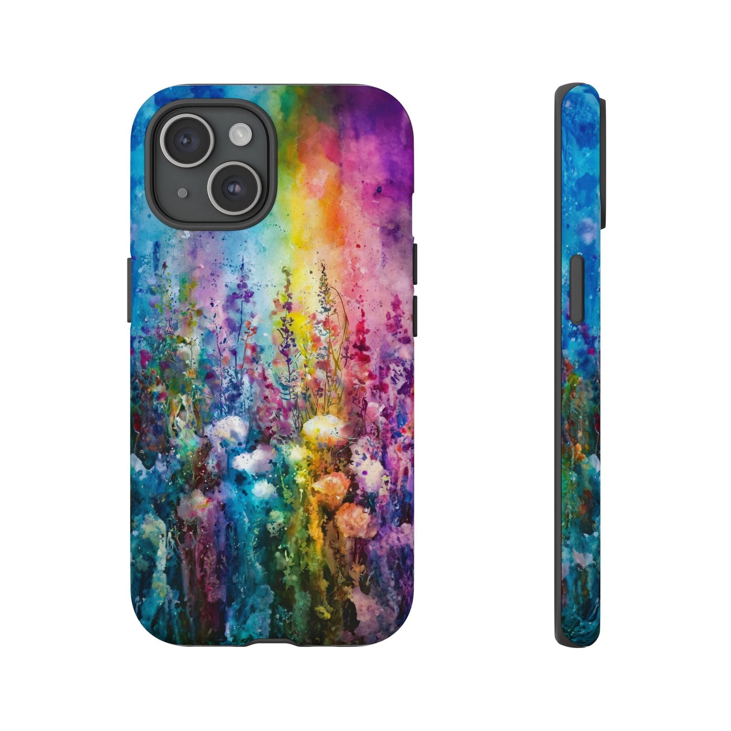 iphone case Rainbow Wildflower Bloomscape iPhone 15