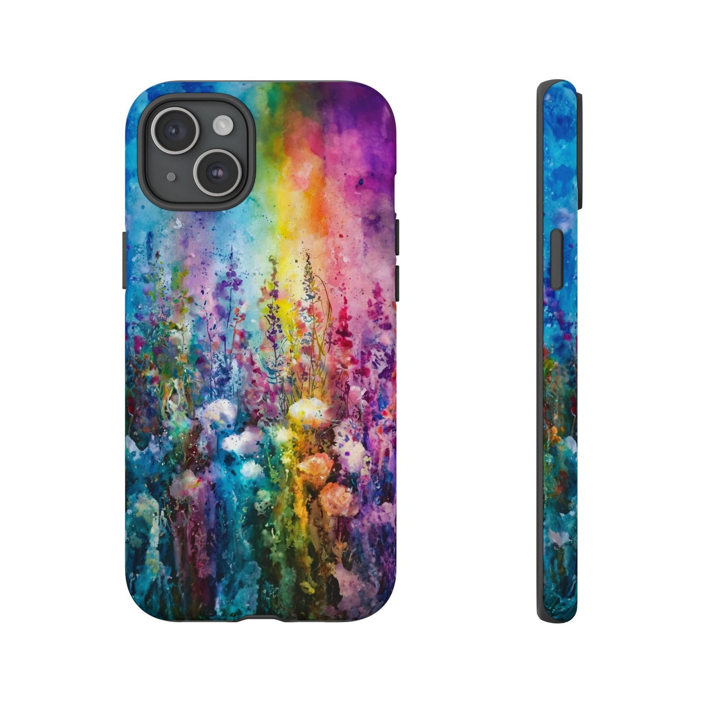 iphone case Rainbow Wildflower Bloomscape iPhone 15 Plus