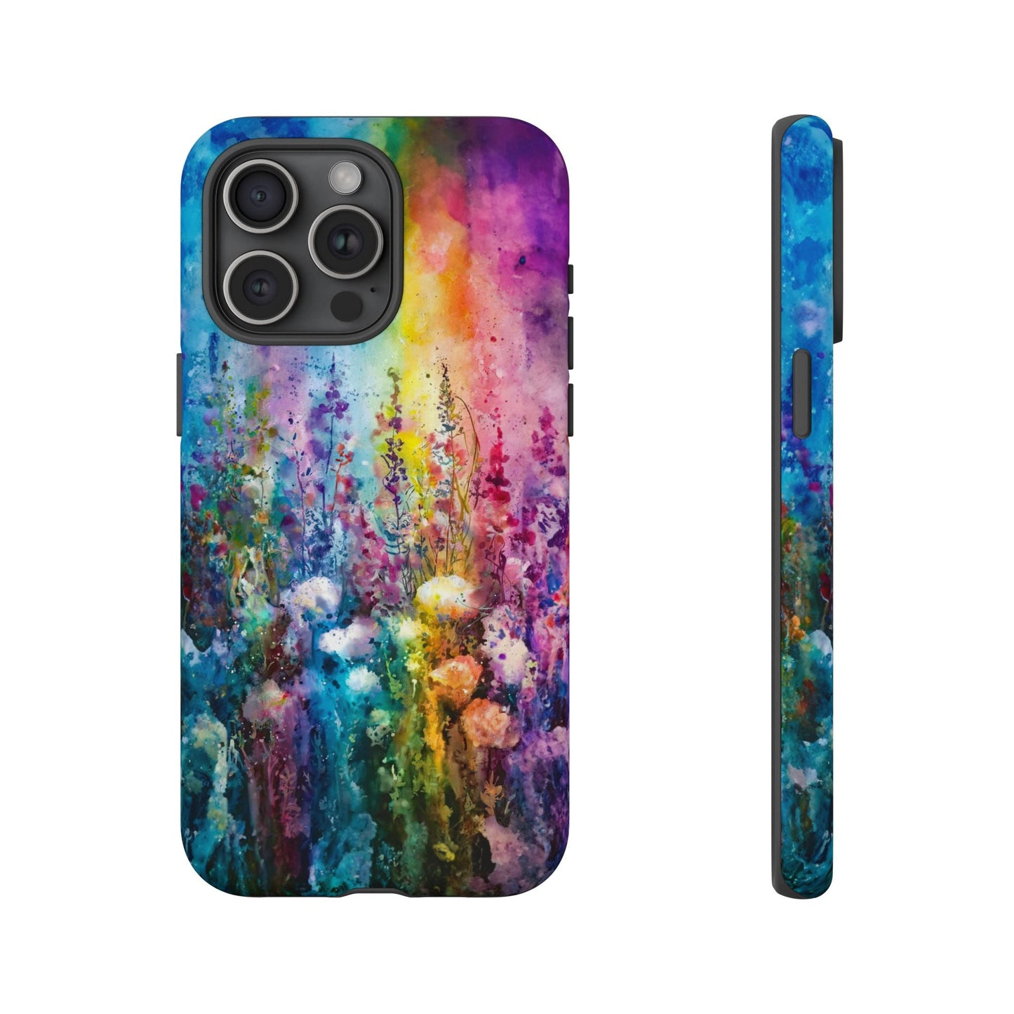 iphone case Rainbow Wildflower Bloomscape iPhone 15 Pro Max