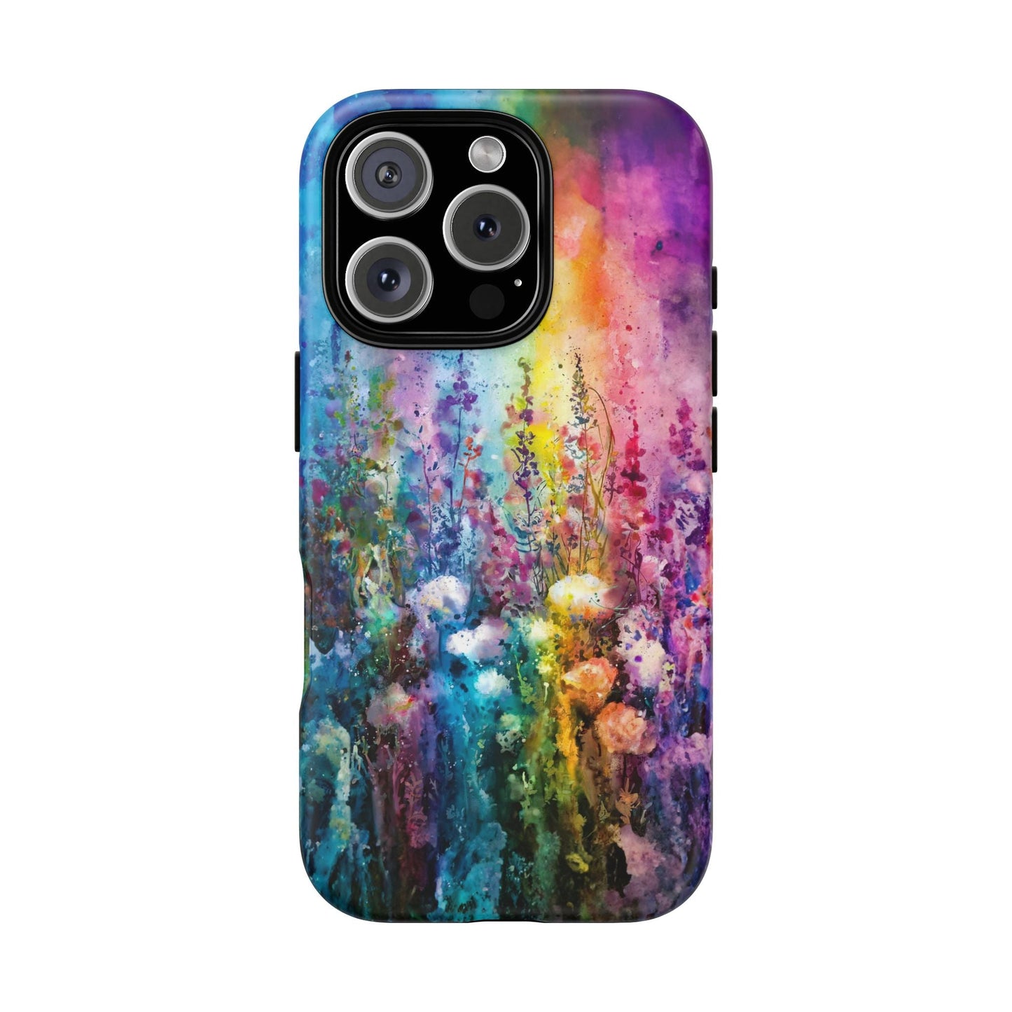 iphone case Rainbow Wildflower Bloomscape iPhone 16 Pro