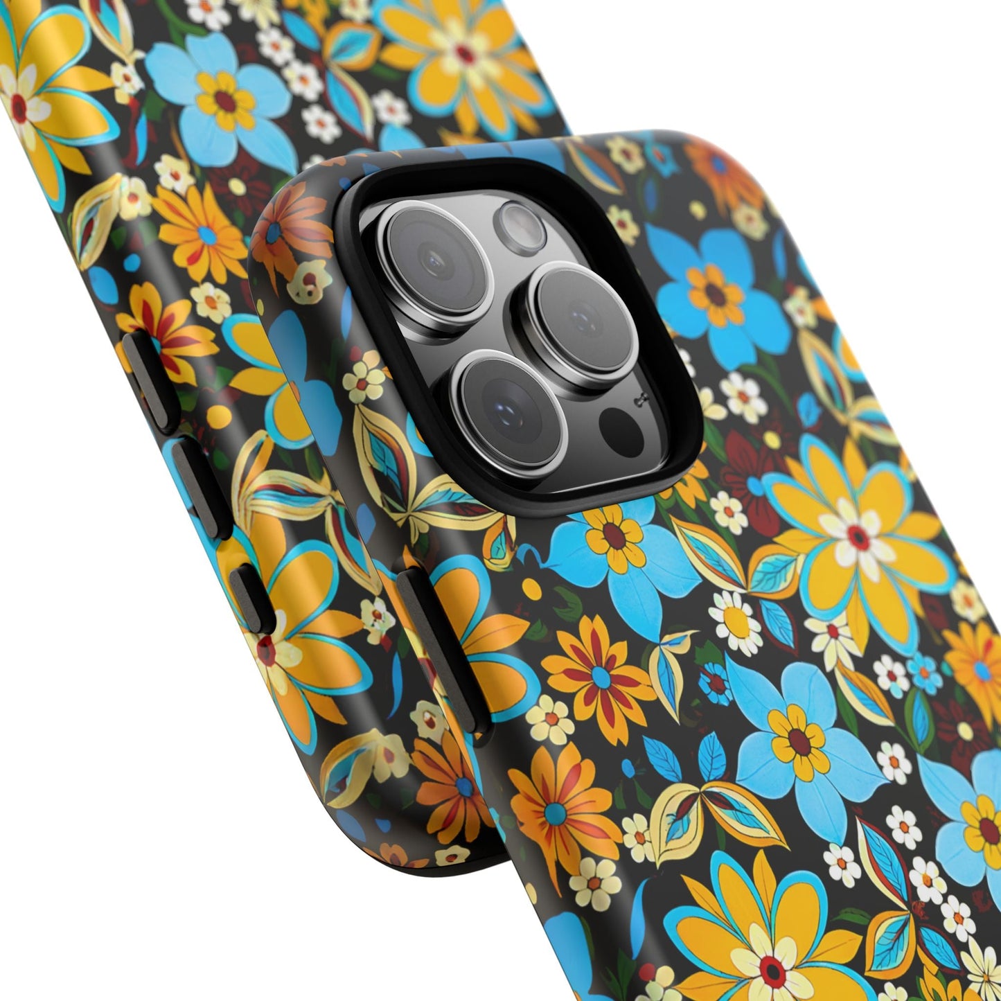 iphone case Retro Blossom Midnight