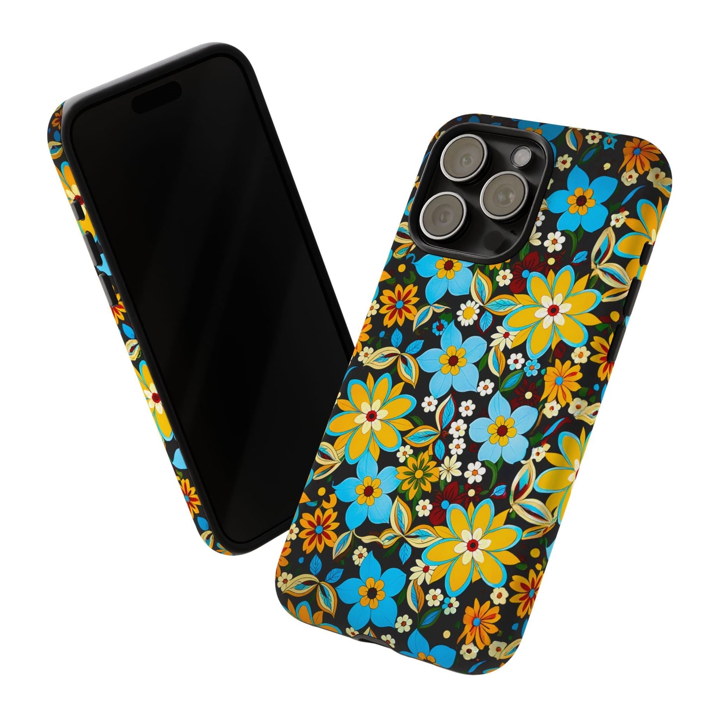 iphone case Retro Blossom Midnight