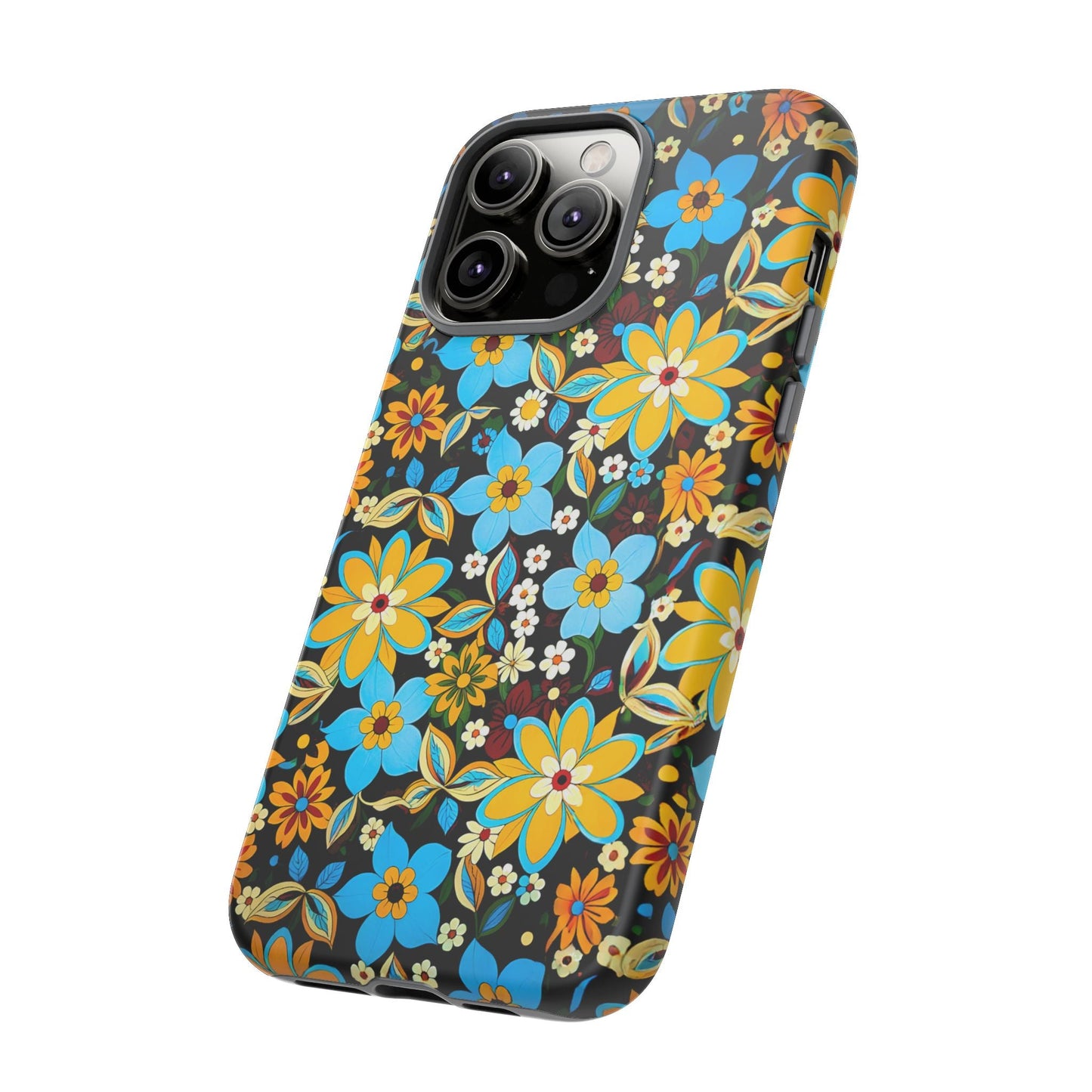 iphone case Retro Blossom Midnight