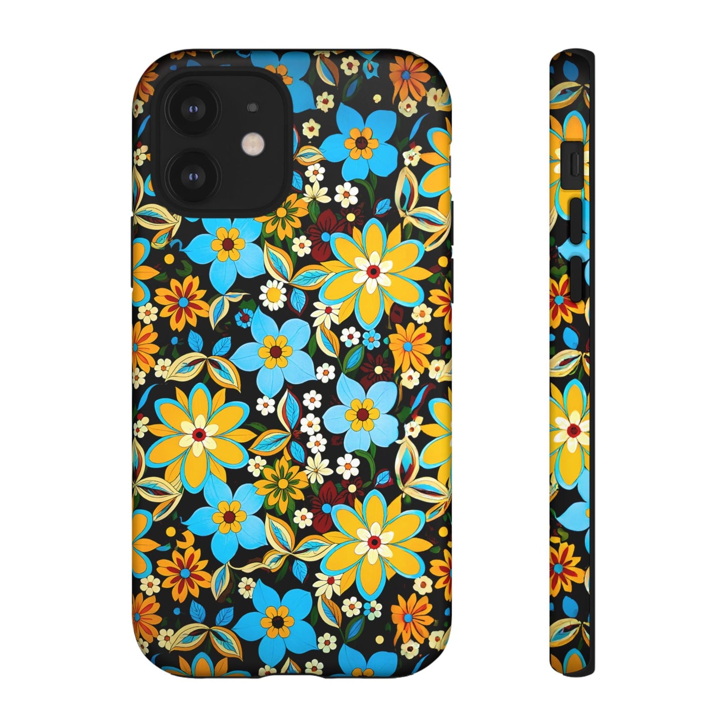 iphone case Retro Blossom Midnight iPhone 12