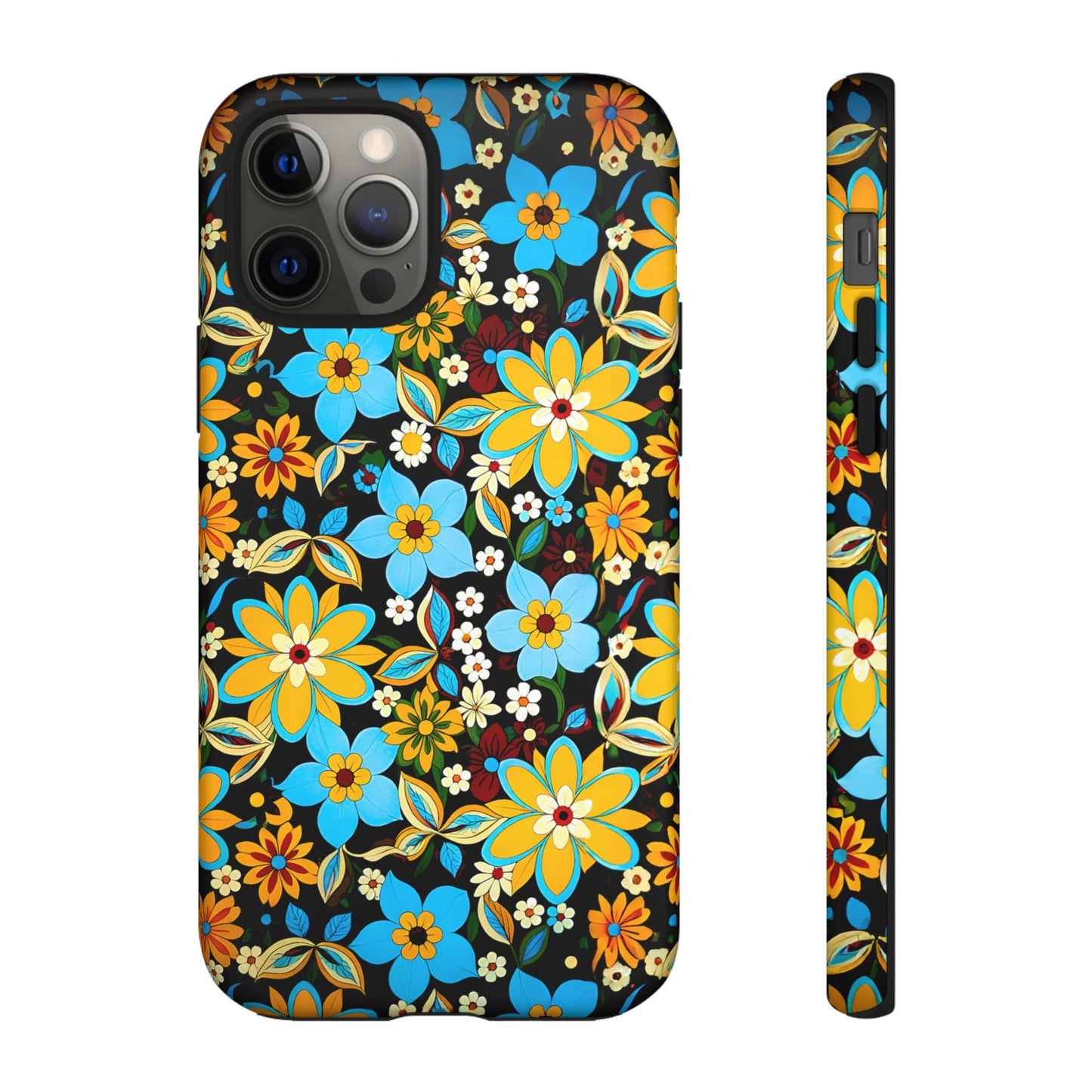 iphone case Retro Blossom Midnight iPhone 12 Pro