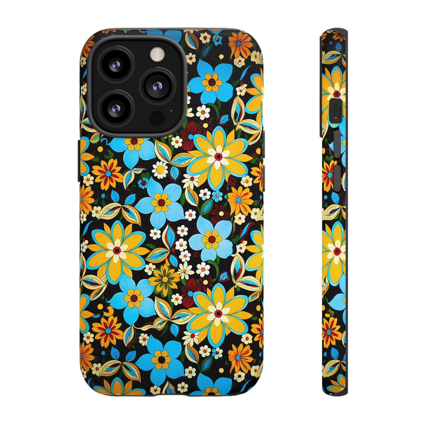 iphone case Retro Blossom Midnight iPhone 13 Pro