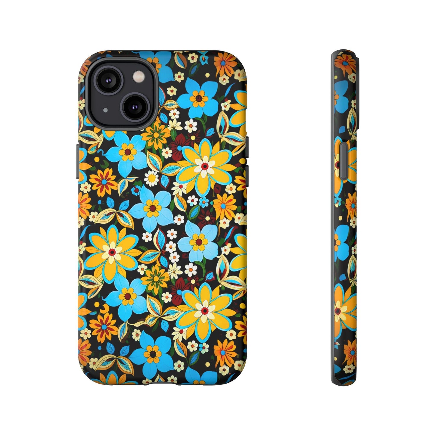 iphone case Retro Blossom Midnight iPhone 14 Plus
