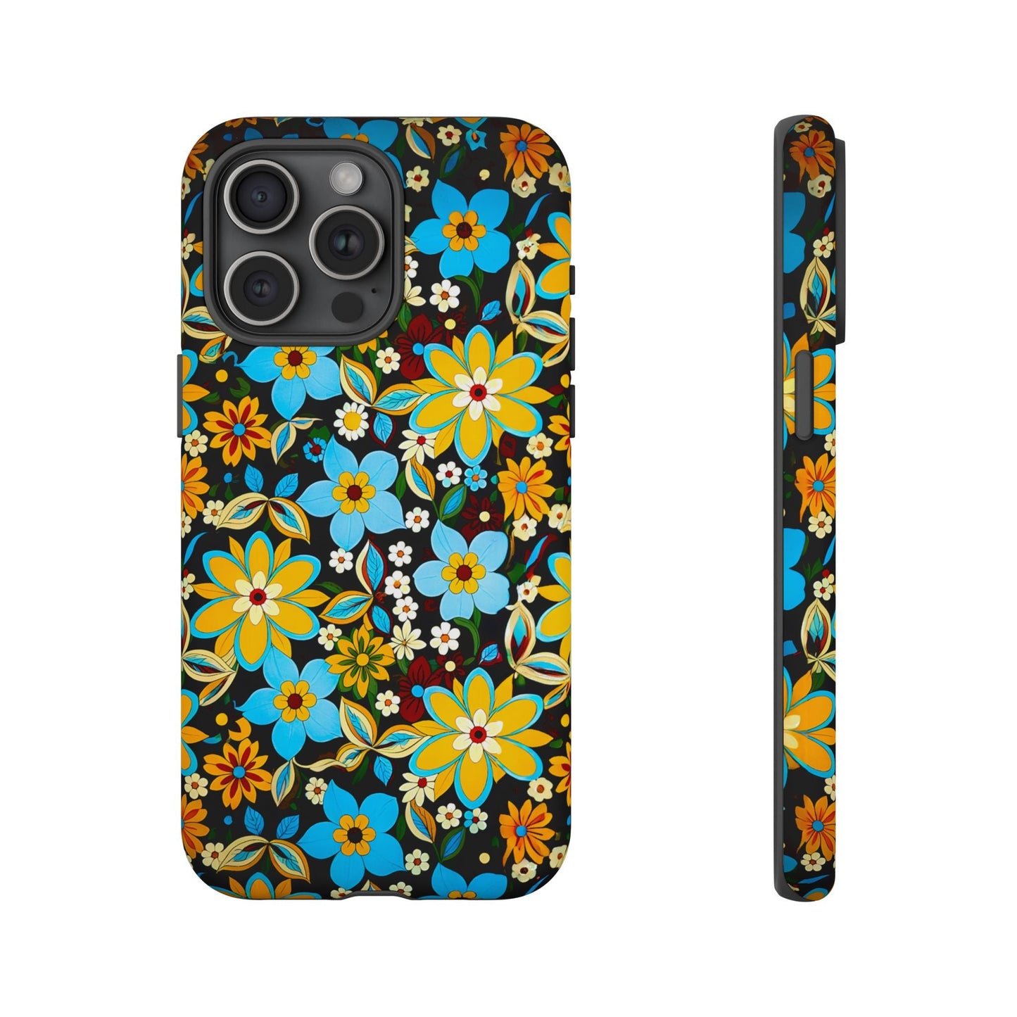 iphone case Retro Blossom Midnight iPhone 15 Pro Max