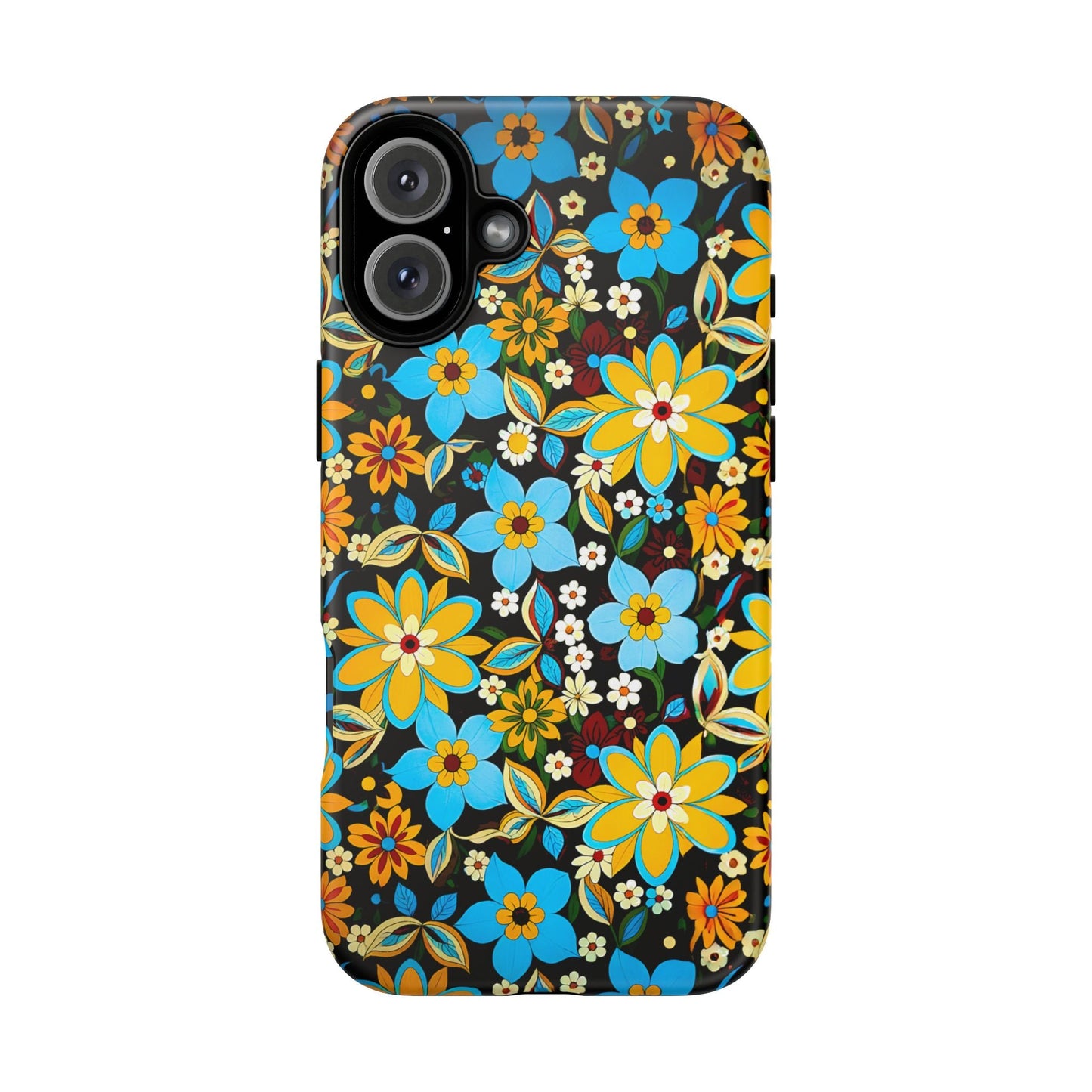 iphone case Retro Blossom Midnight iPhone 16 Plus