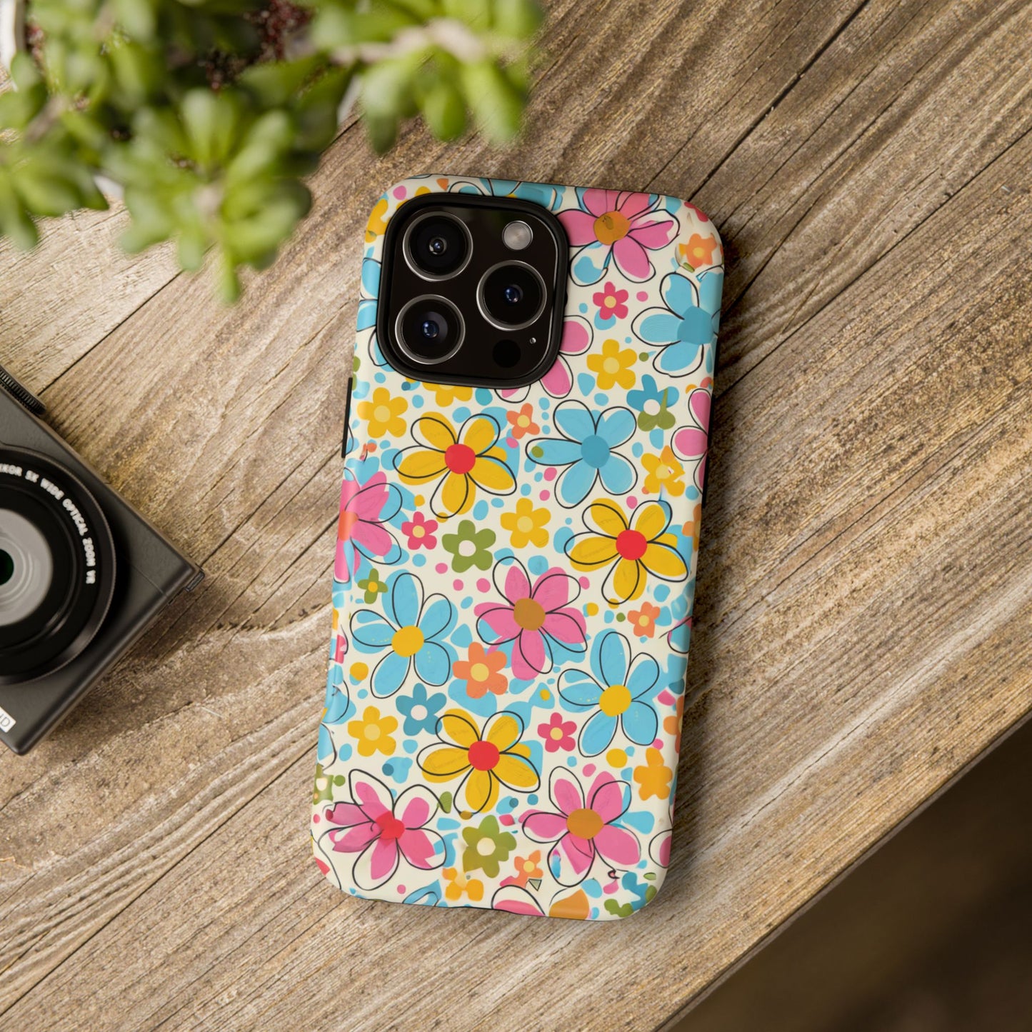 iphone case Retro Daisy Delight