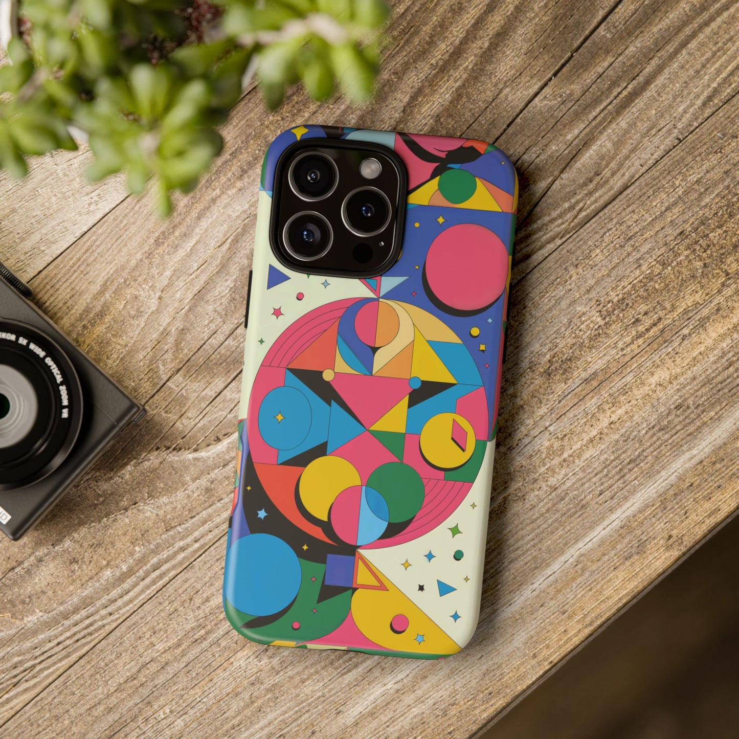 iphone case Retro Geometric Galaxy