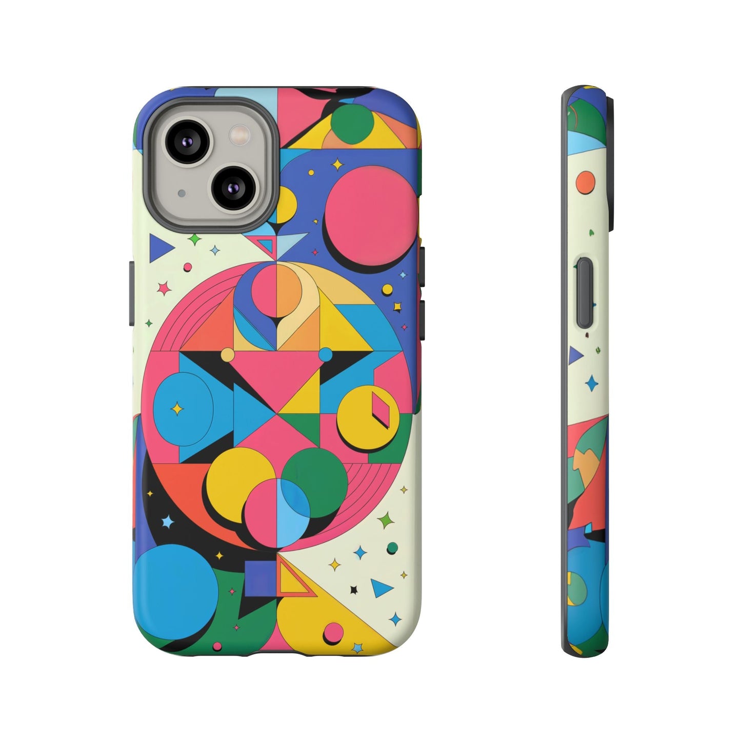iphone case Retro Geometric Galaxy iPhone 14