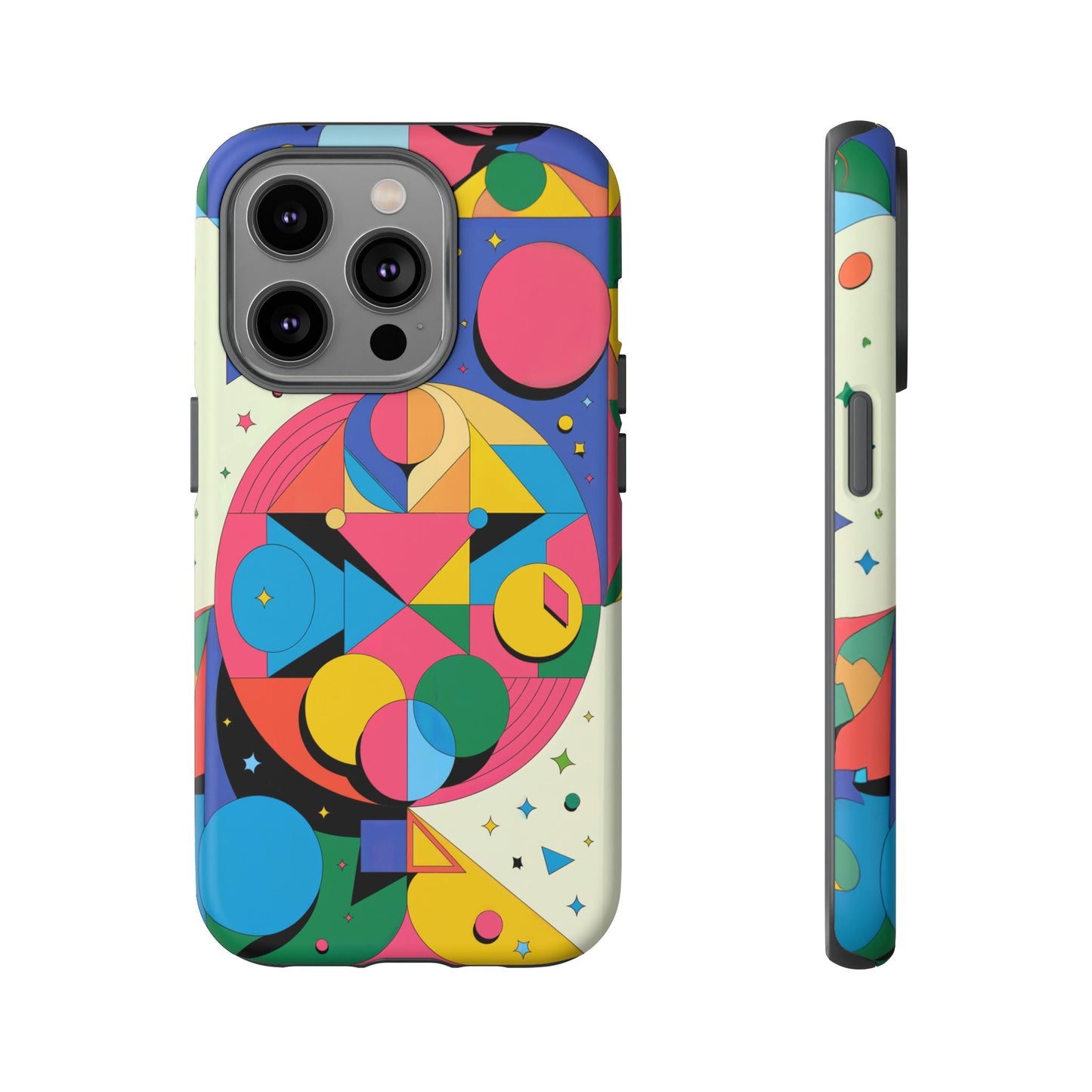 iphone case Retro Geometric Galaxy iPhone 14 Pro