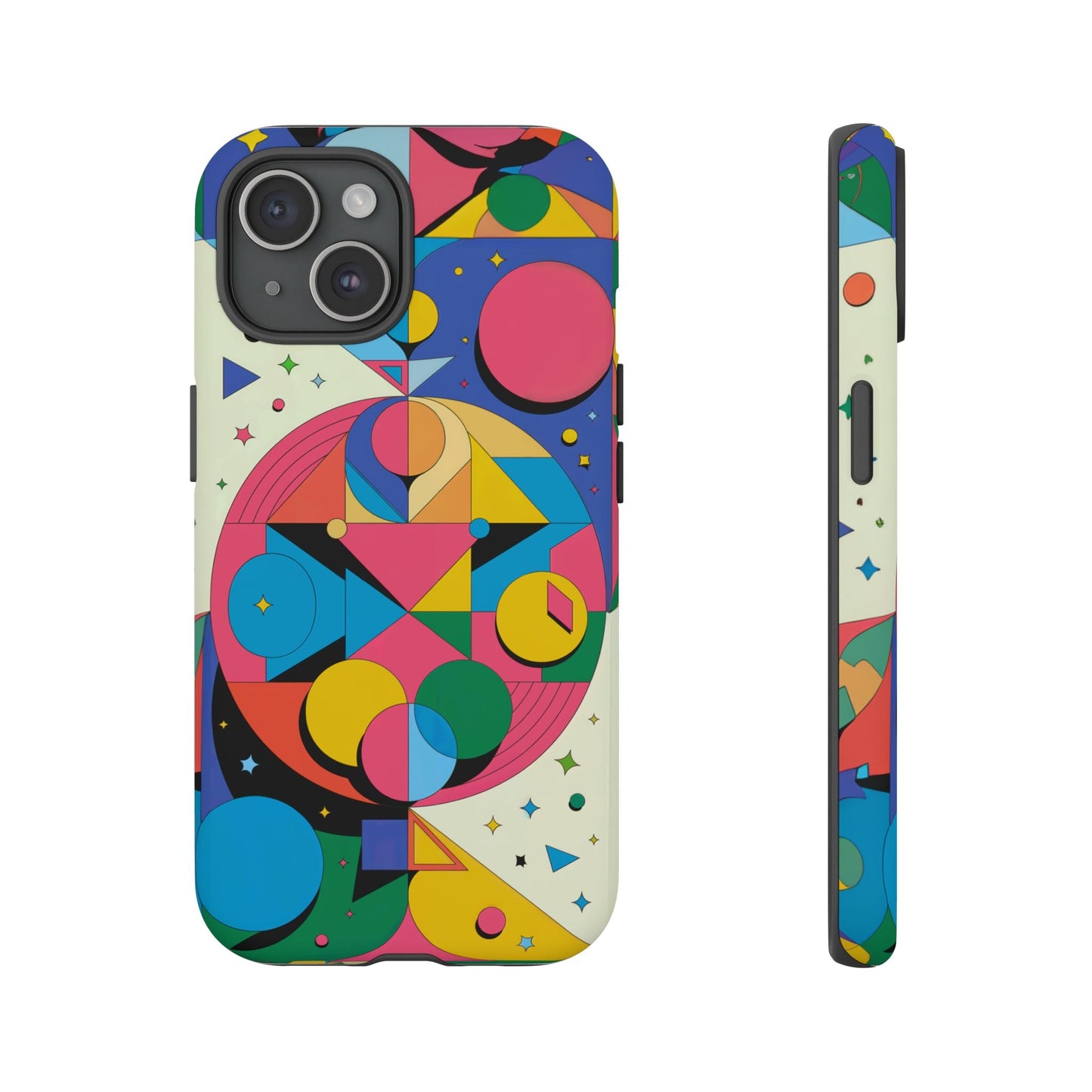 iphone case Retro Geometric Galaxy iPhone 15