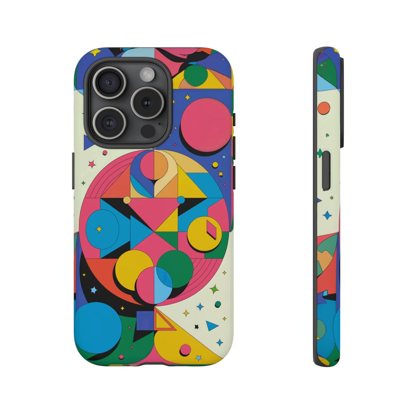 iphone case Retro Geometric Galaxy iPhone 15 Pro