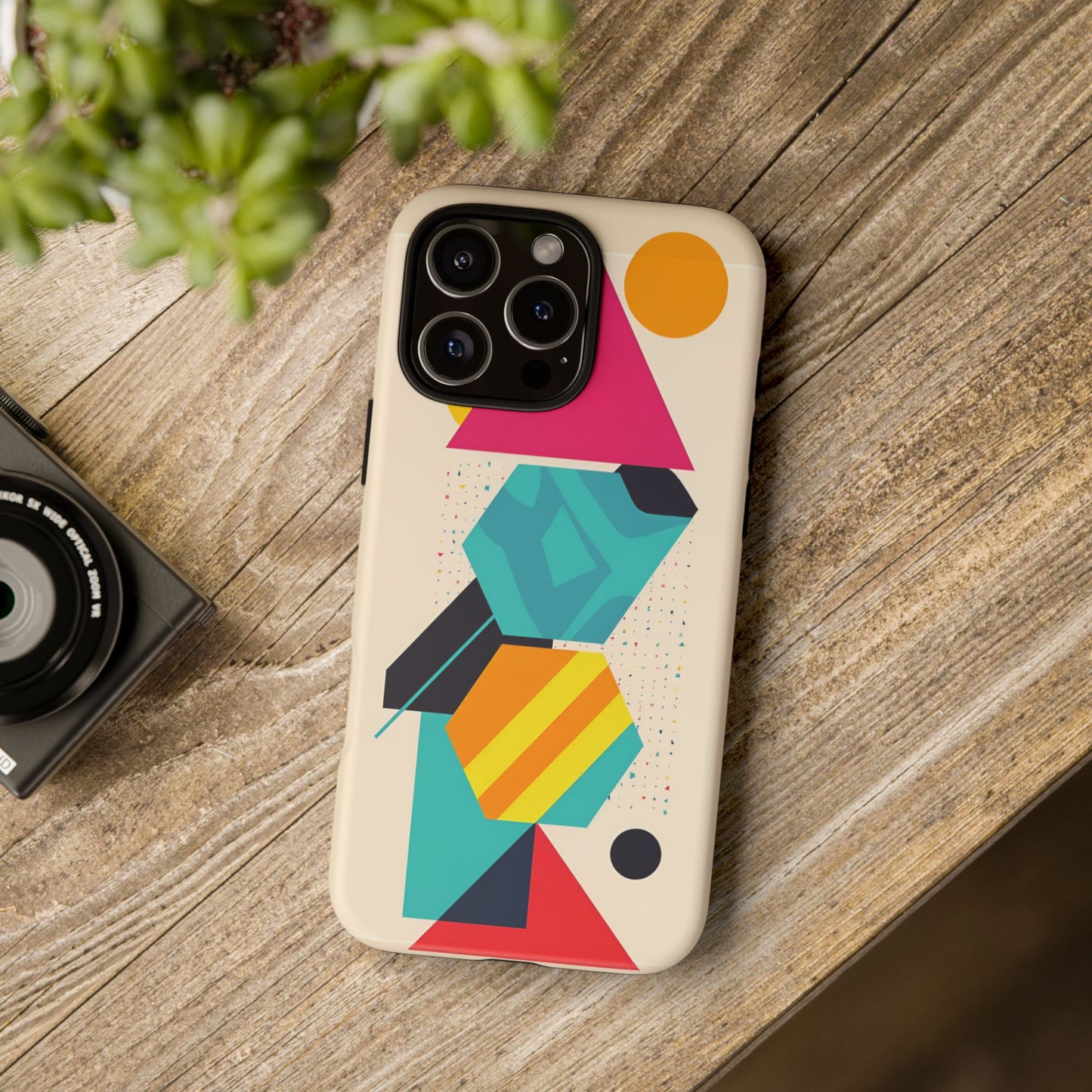 iphone case Retro Geometric Space