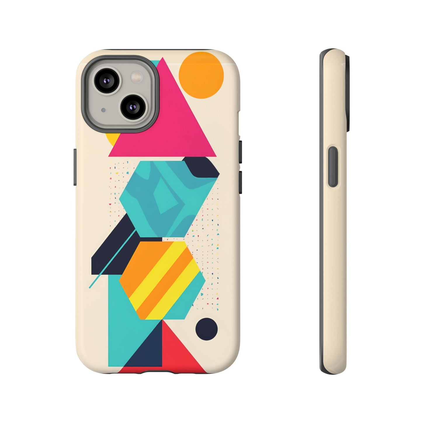 iphone case Retro Geometric Space iPhone 14