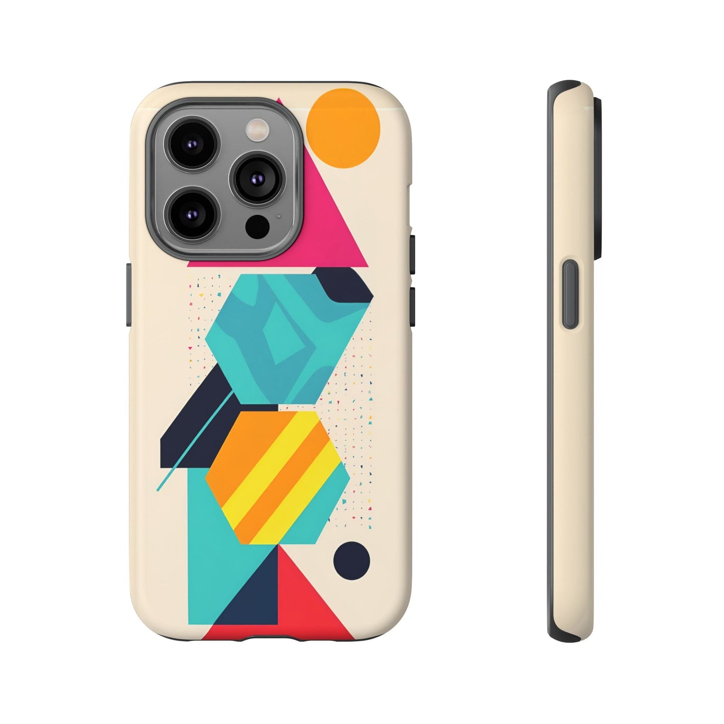 iphone case Retro Geometric Space iPhone 14 Pro