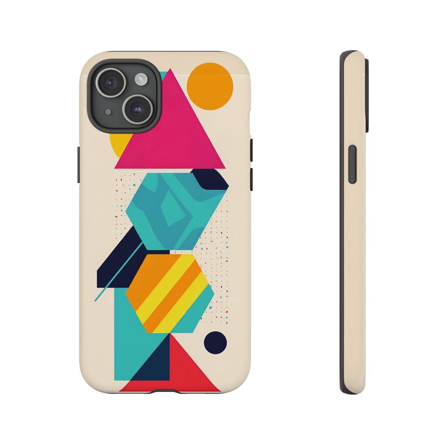 iphone case Retro Geometric Space iPhone 15 Plus