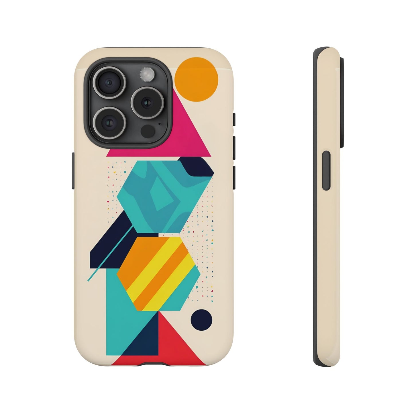 iphone case Retro Geometric Space iPhone 15 Pro