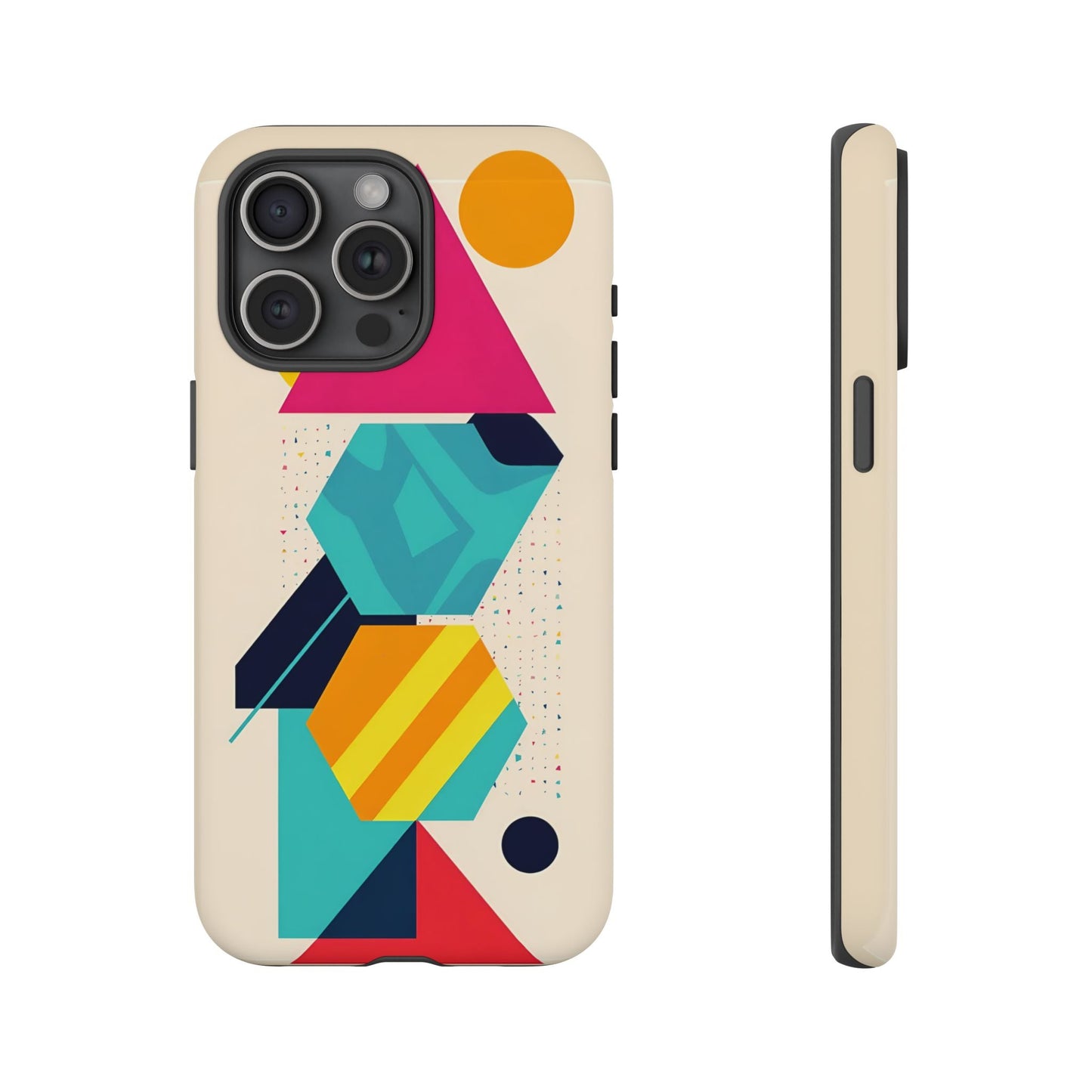 iphone case Retro Geometric Space iPhone 15 Pro Max