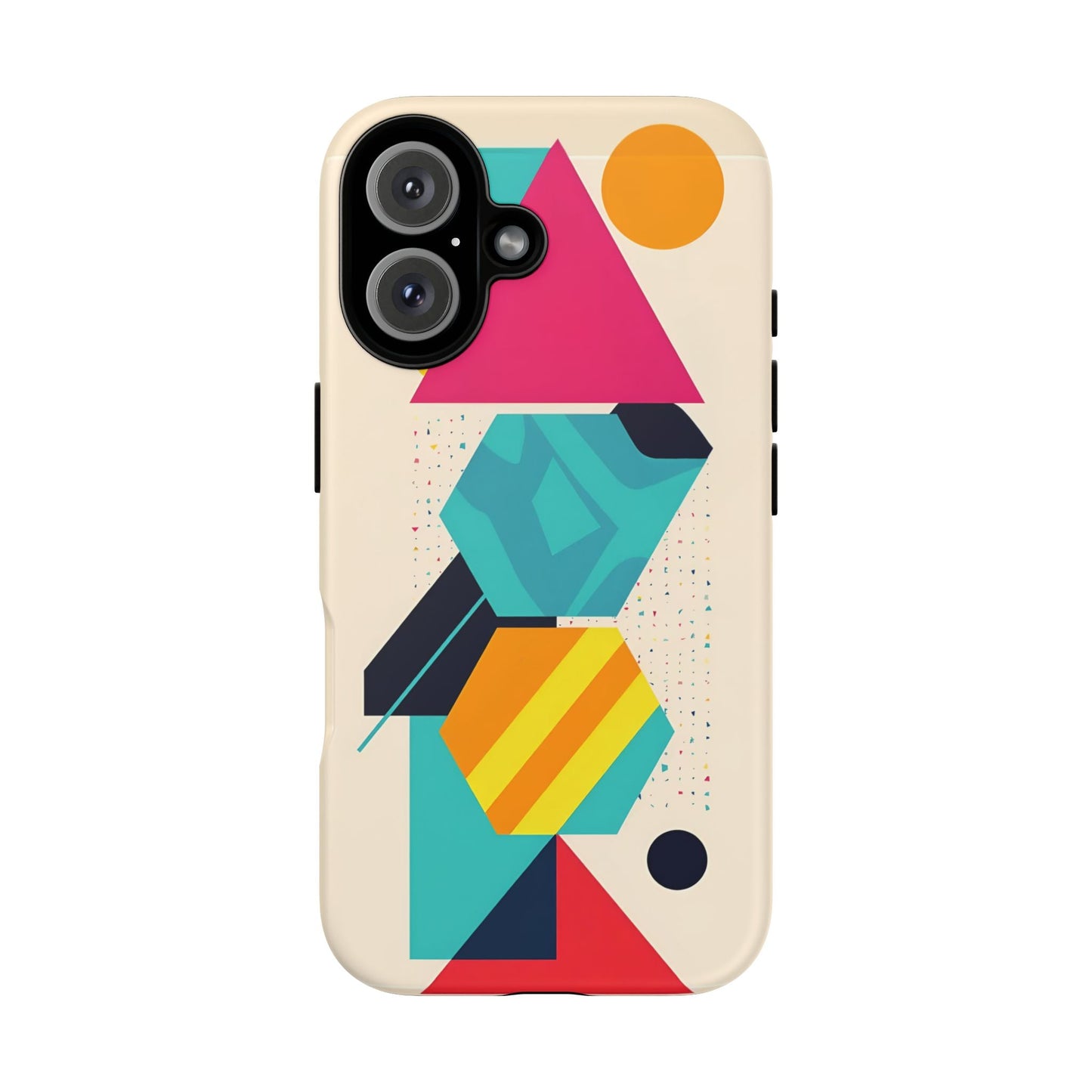 iphone case Retro Geometric Space iPhone 16