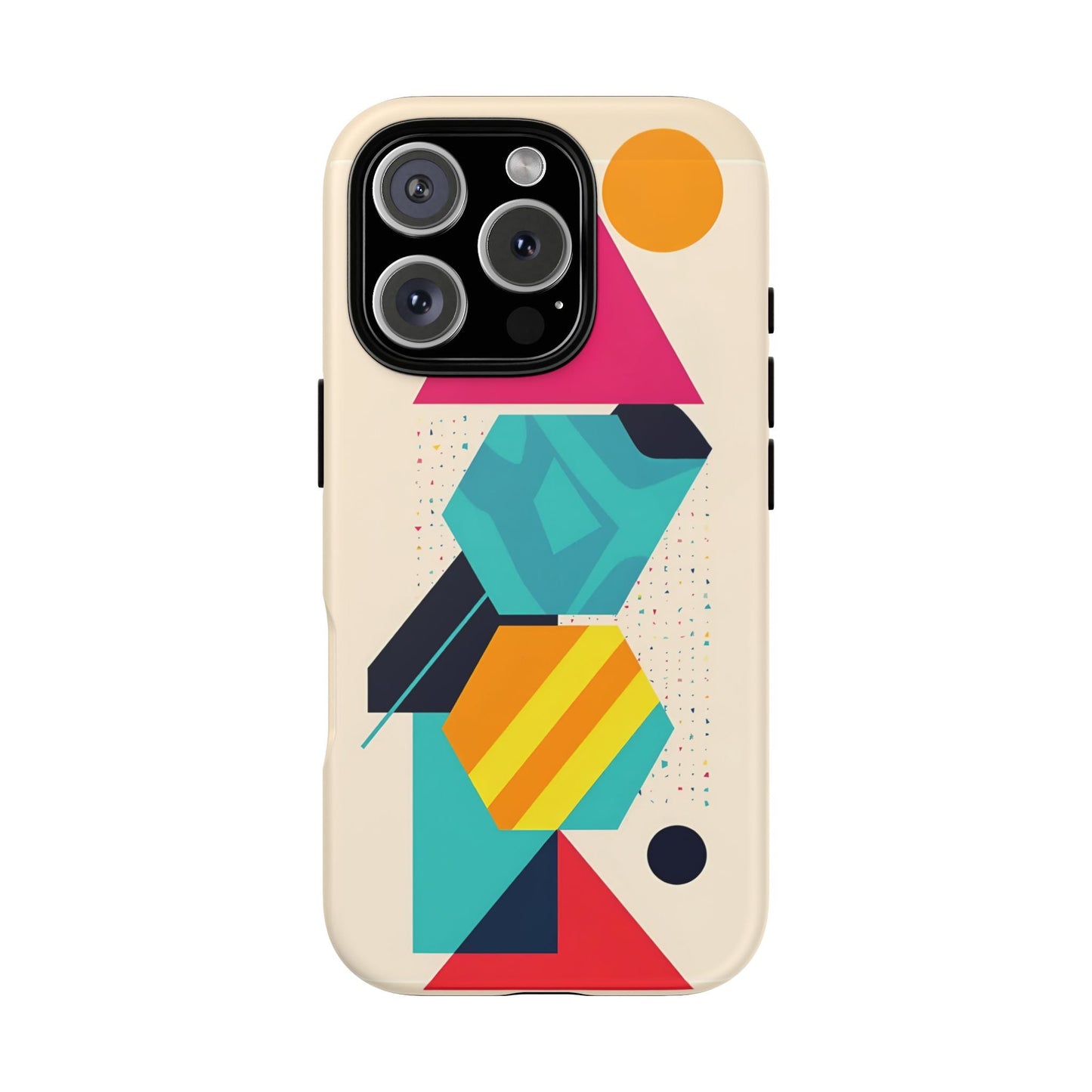 iphone case Retro Geometric Space iPhone 16 Pro