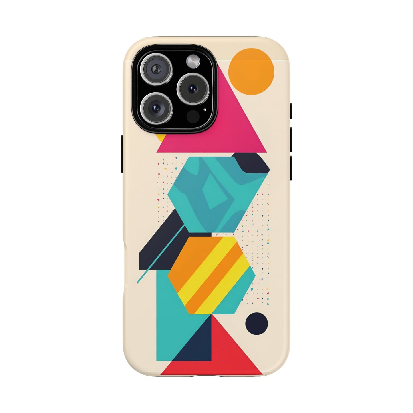 iphone case Retro Geometric Space iPhone 16 Pro Max