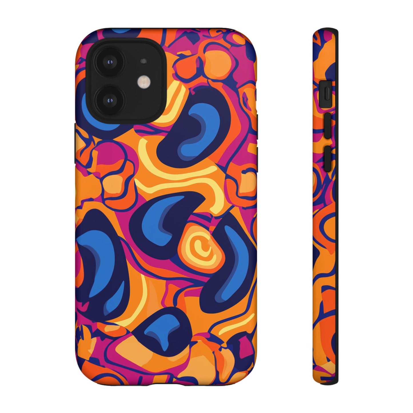 iphone case Retro Groove Waves iPhone 12