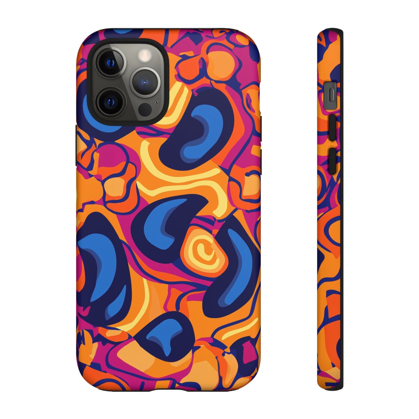 iphone case Retro Groove Waves iPhone 12 Pro
