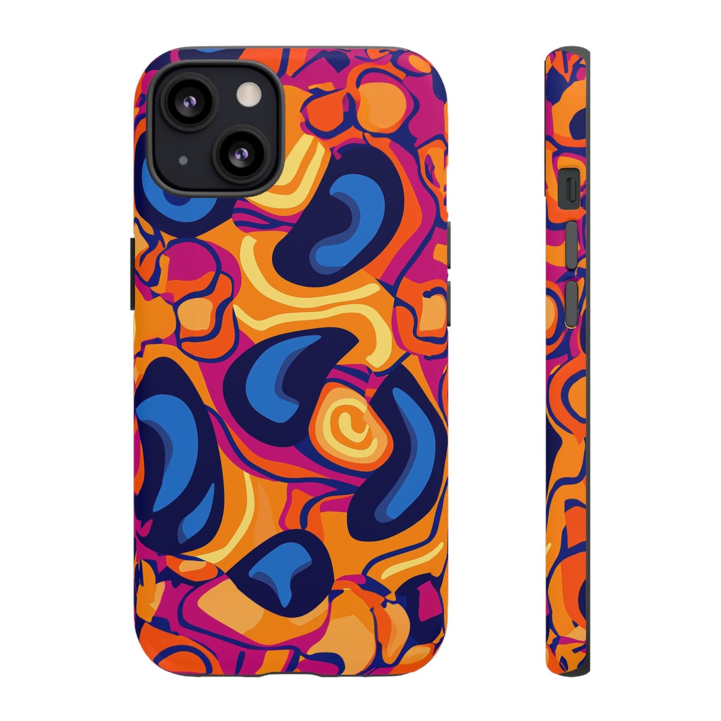 iphone case Retro Groove Waves iPhone 13