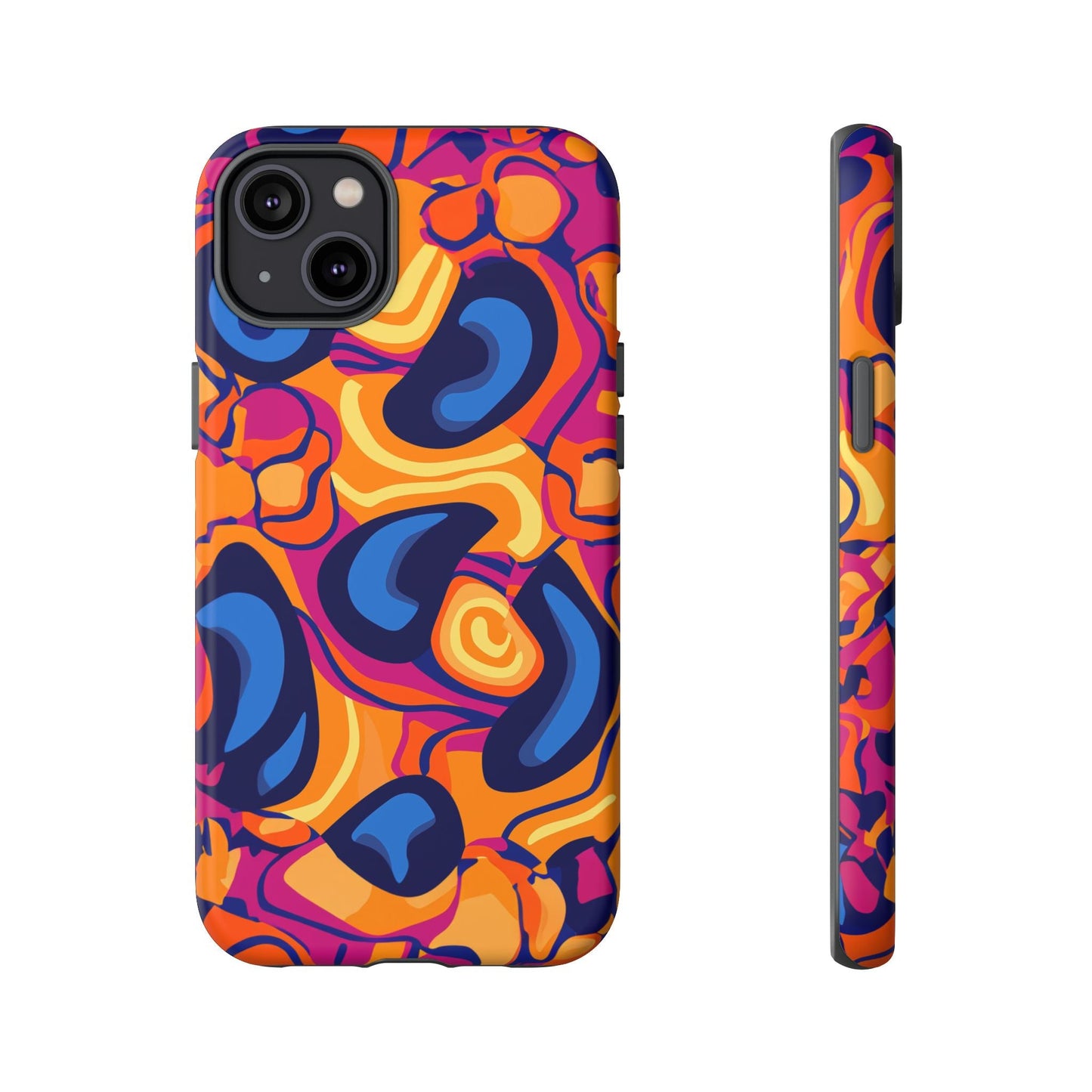 iphone case Retro Groove Waves iPhone 14 Plus